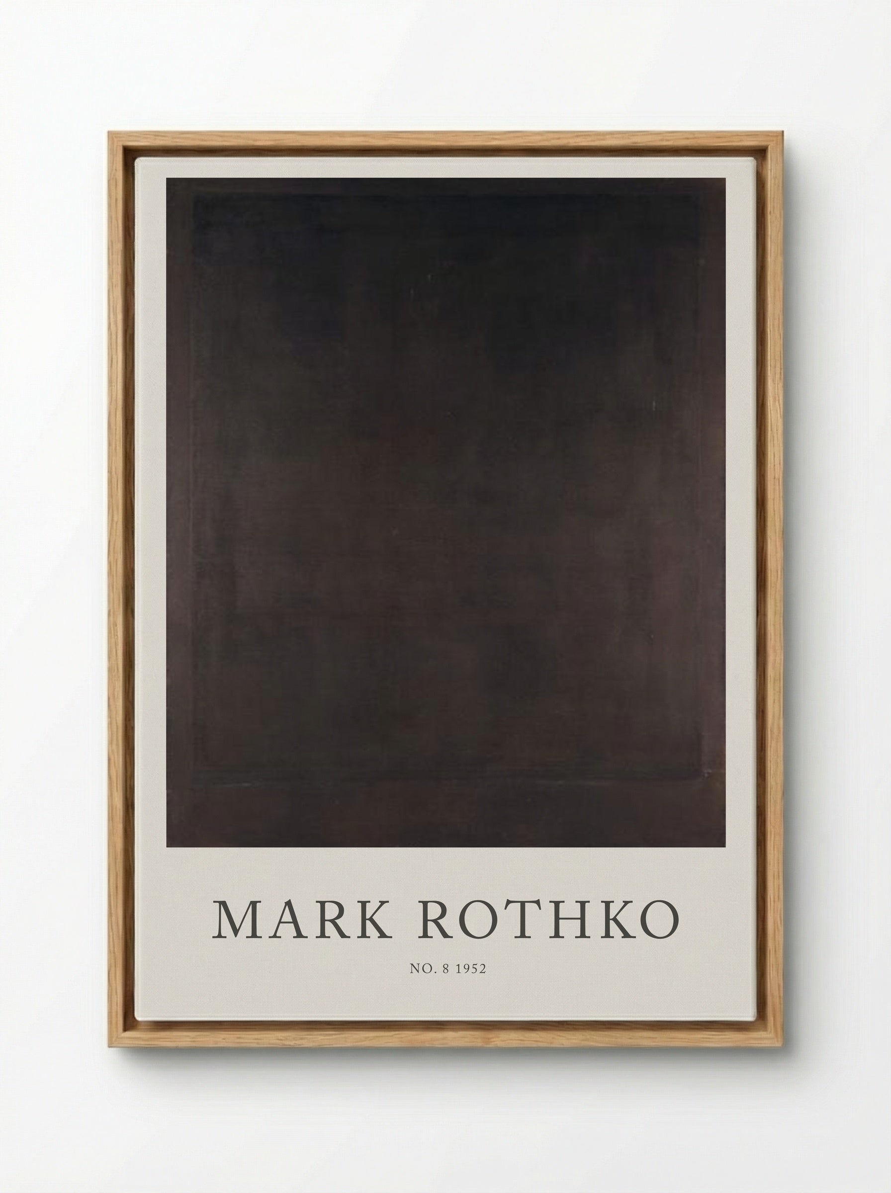 No. 8 - Mark Rothko - Framed Canvas Wood