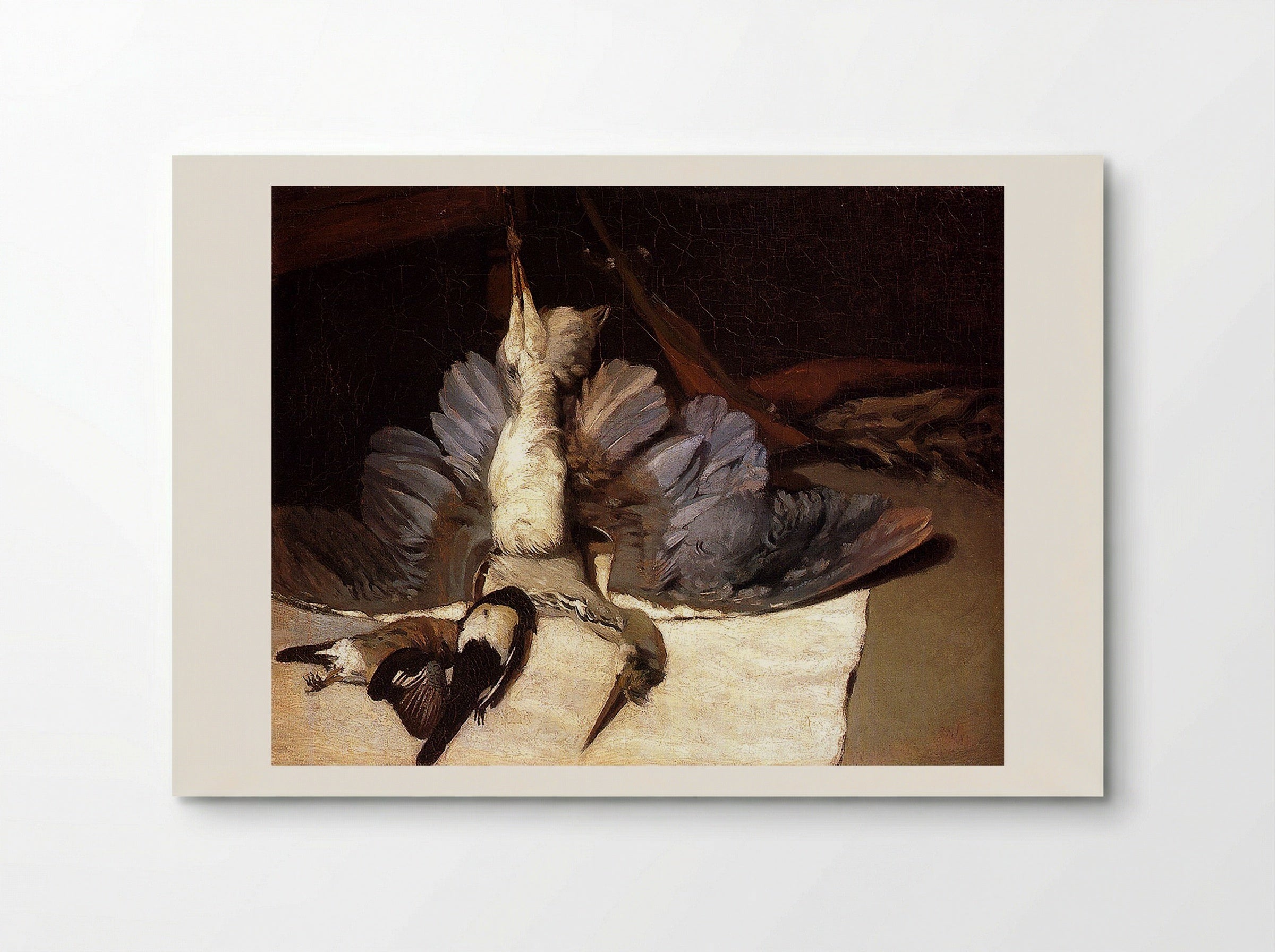 Still Life with Heron and Other Birds - Jean-Baptiste Oudry - Poster