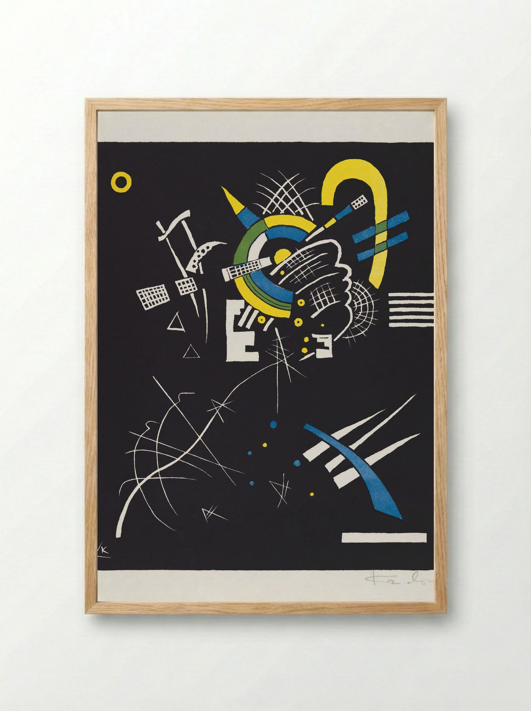 Kleine Welten VII (Small Worlds VII) - Wassily Kandinsky - Framed Print Wood