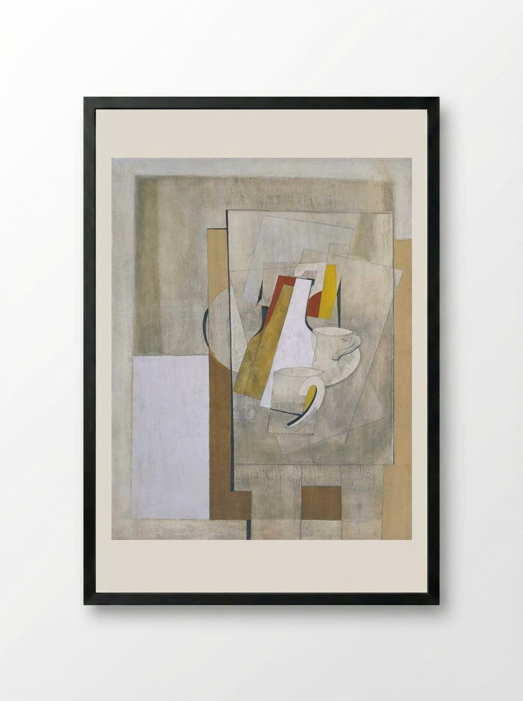 1945 (Still Life) - Ben Nicholson - Framed Print Black