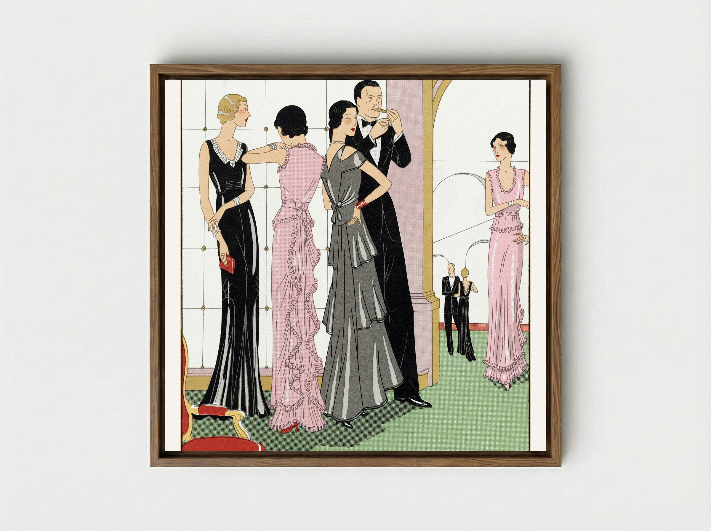 Evening Wears - Martial et Armand - Framed Canvas Wood