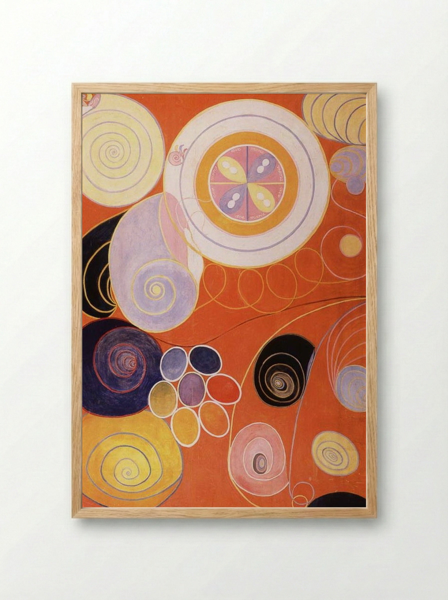 The Ten Biggest, No. 4, Group IV - Hilma af Klint - Framed Print Wood