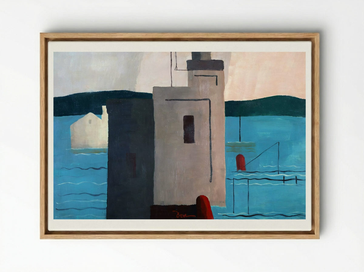 Lloyd's Harbor - Arthur Dove - Framed Canvas Wood