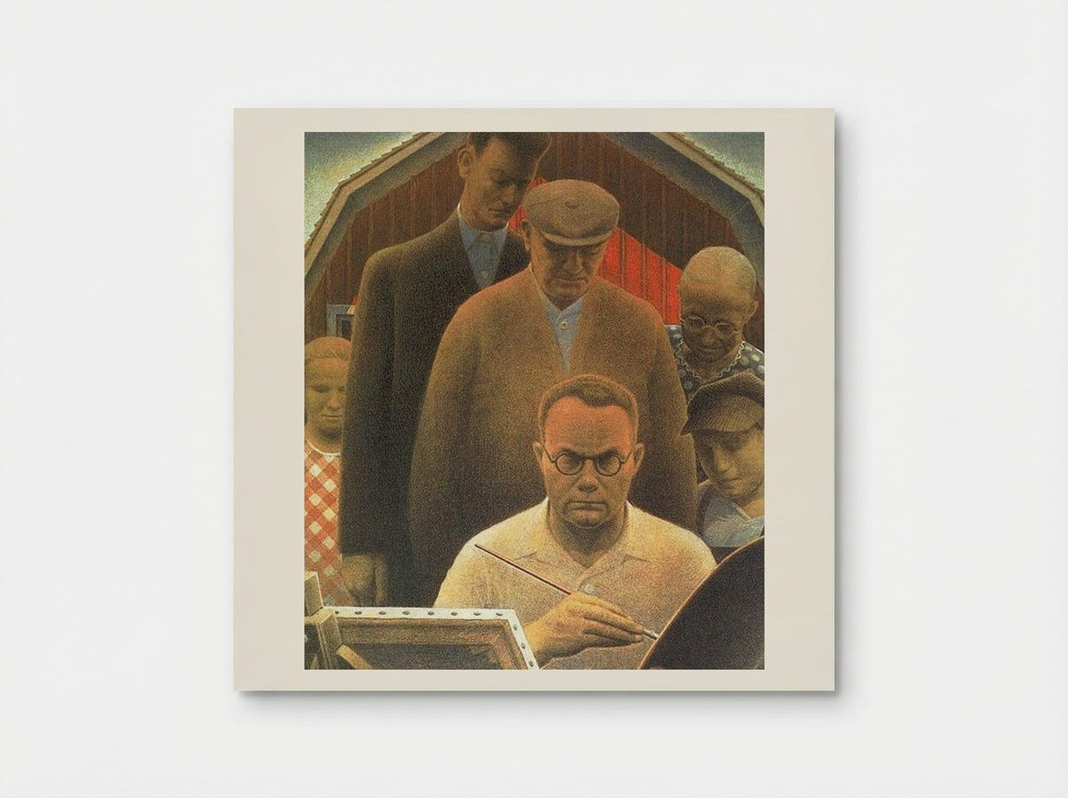 Return From Bohemia - Grant Wood - Poster