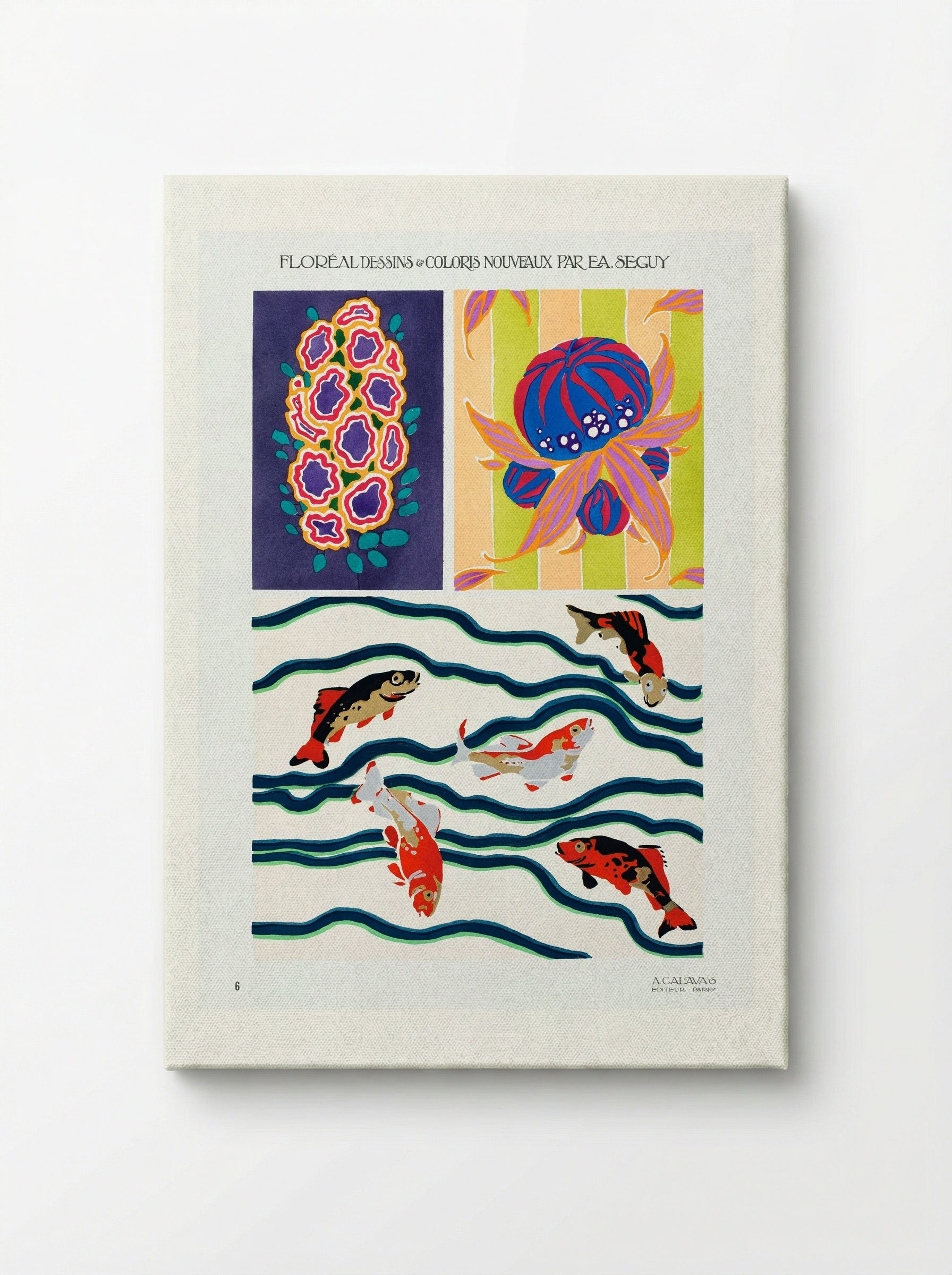 Floréal Dessins et Coloris Nouveaux - Émile-Allain Séguy - Canvas