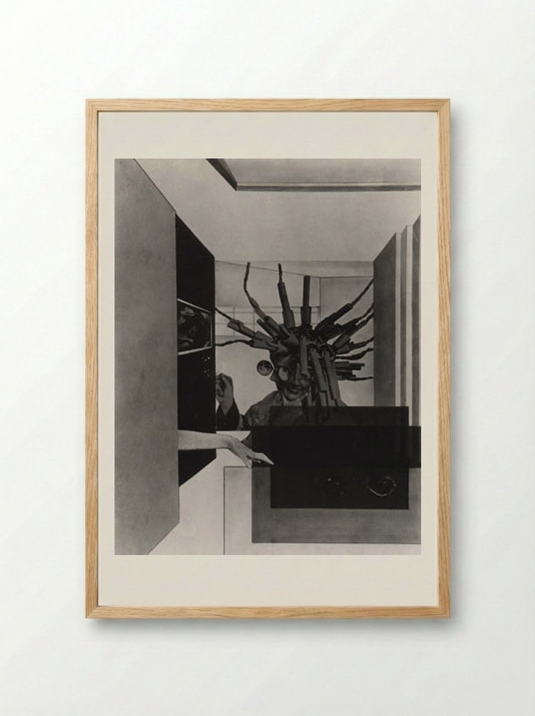 The Broken Marriage - Laszlo Moholy-Nagy - Framed Print Wood