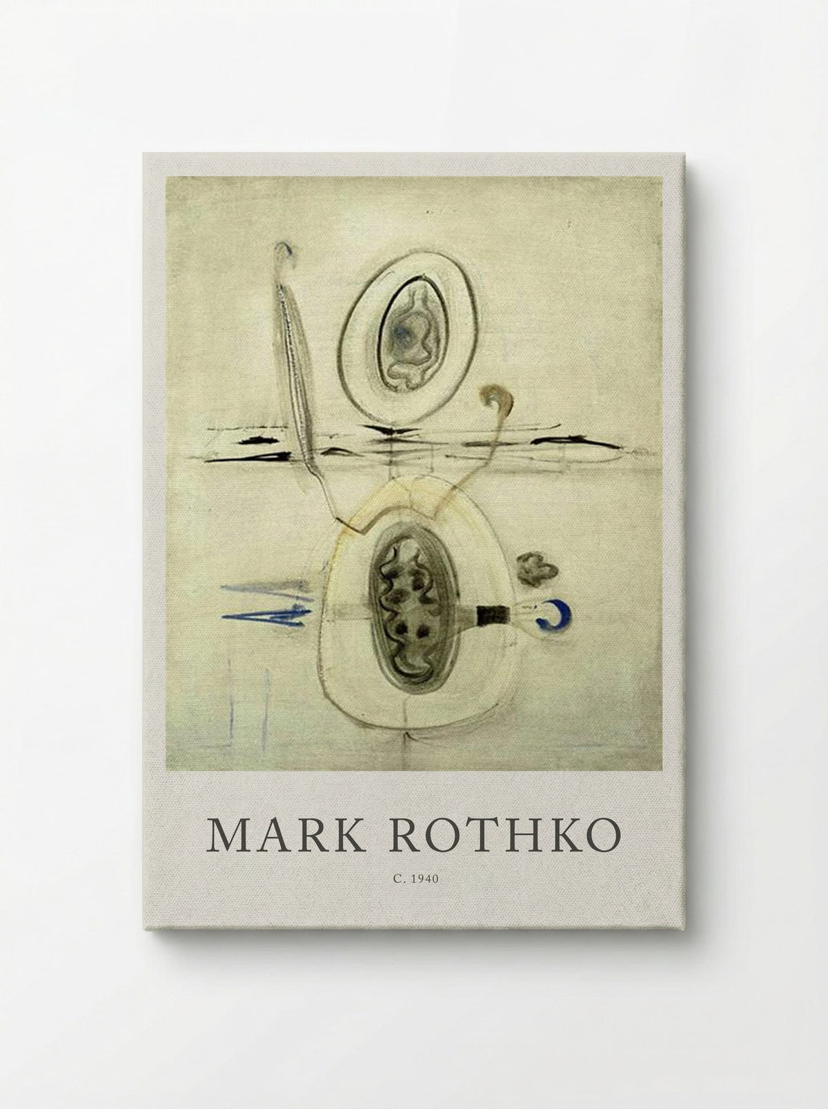 Untitled (Biomorphic Composition) - Mark Rothko - Canvas