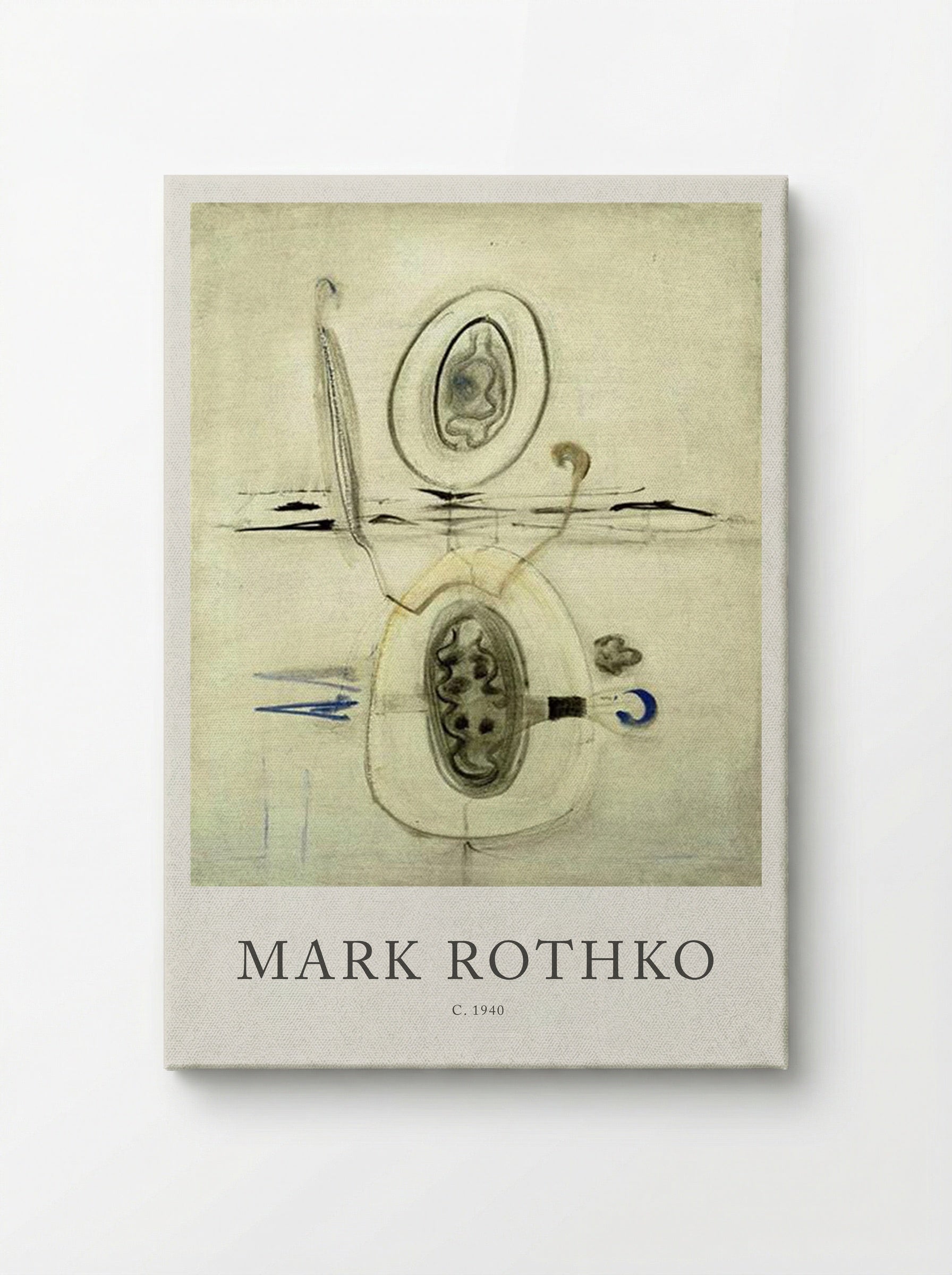 Untitled (Biomorphic Composition) - Mark Rothko - Canvas