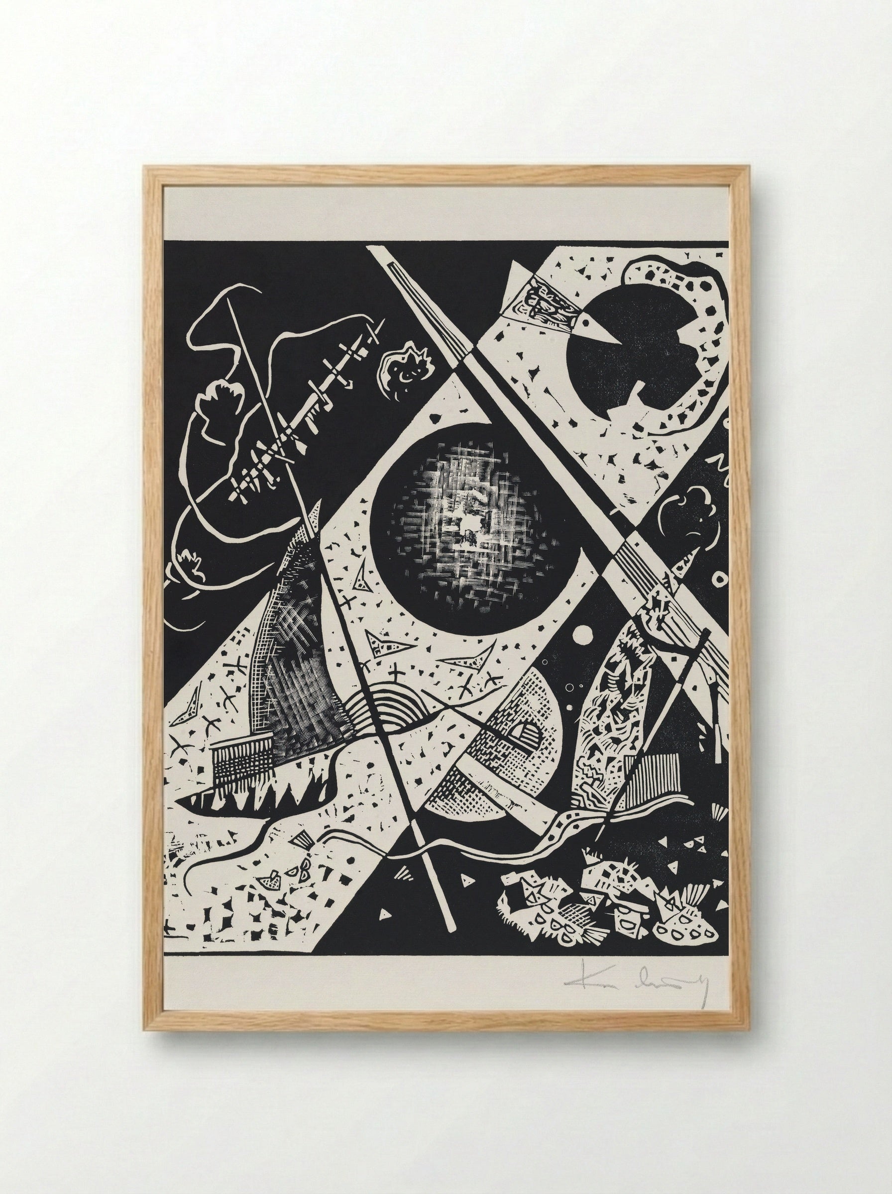Kleine Welten VI (Small Worlds VI) - Wassily Kandinsky - Framed Print Wood