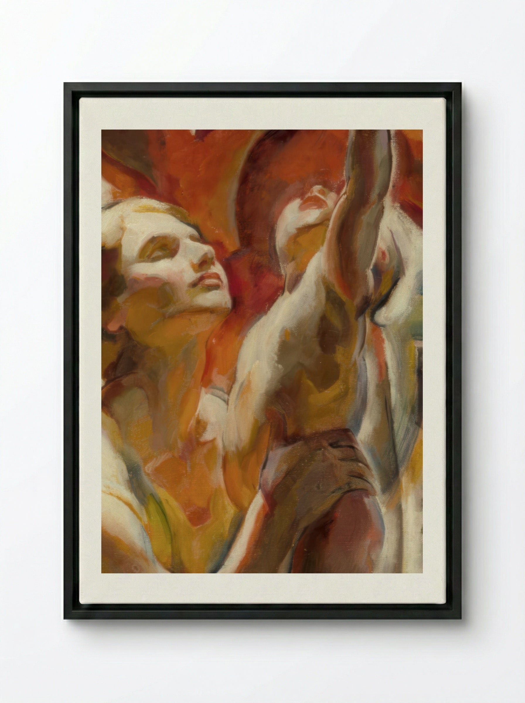 The Herwigs - Edouard Antonin Vysekal - Framed Canvas Black