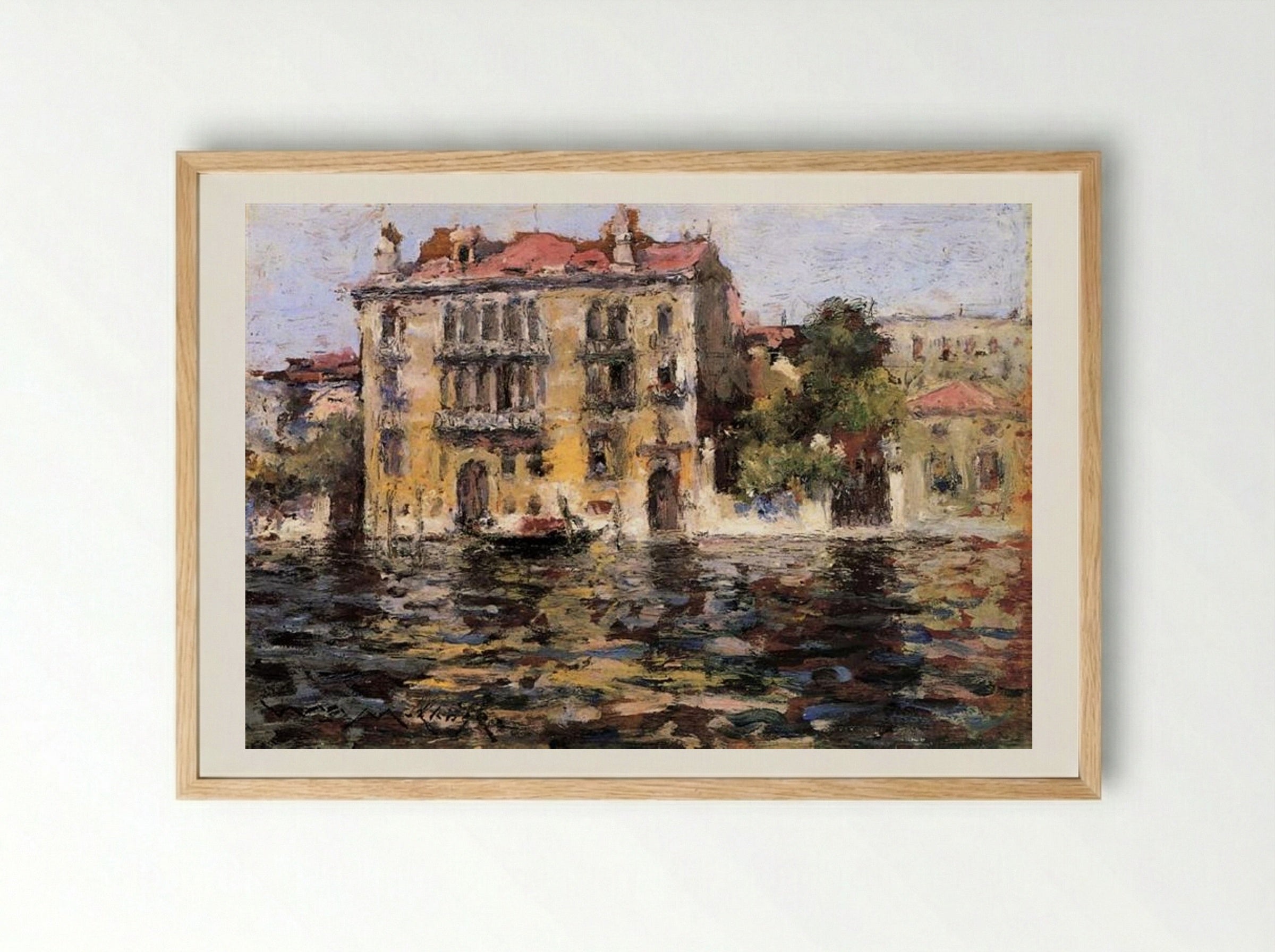 After the Rain - William Merritt Chase - Framed Print Wood