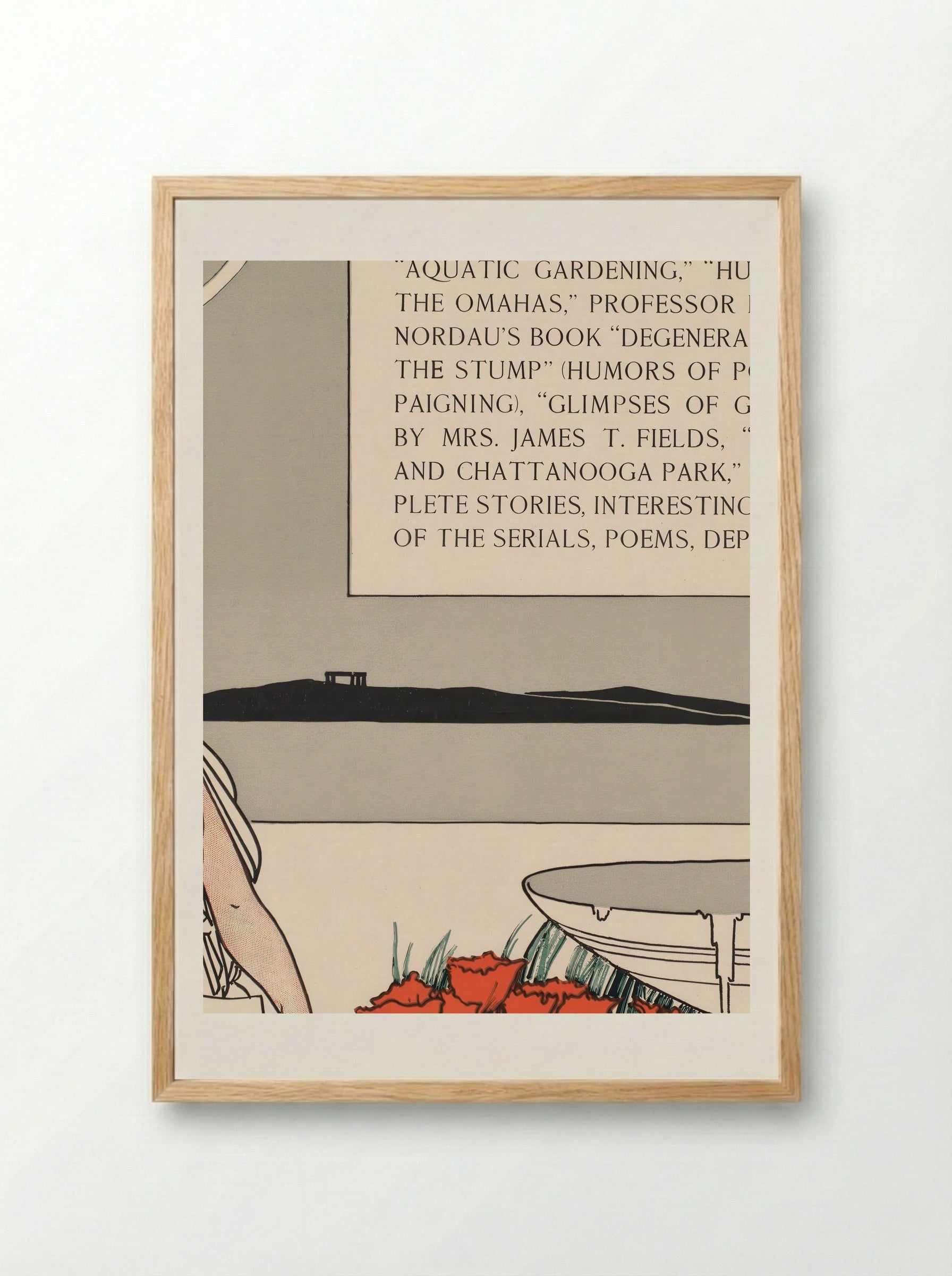 The Century for September - George Wharton Edwards - Framed Print Wood