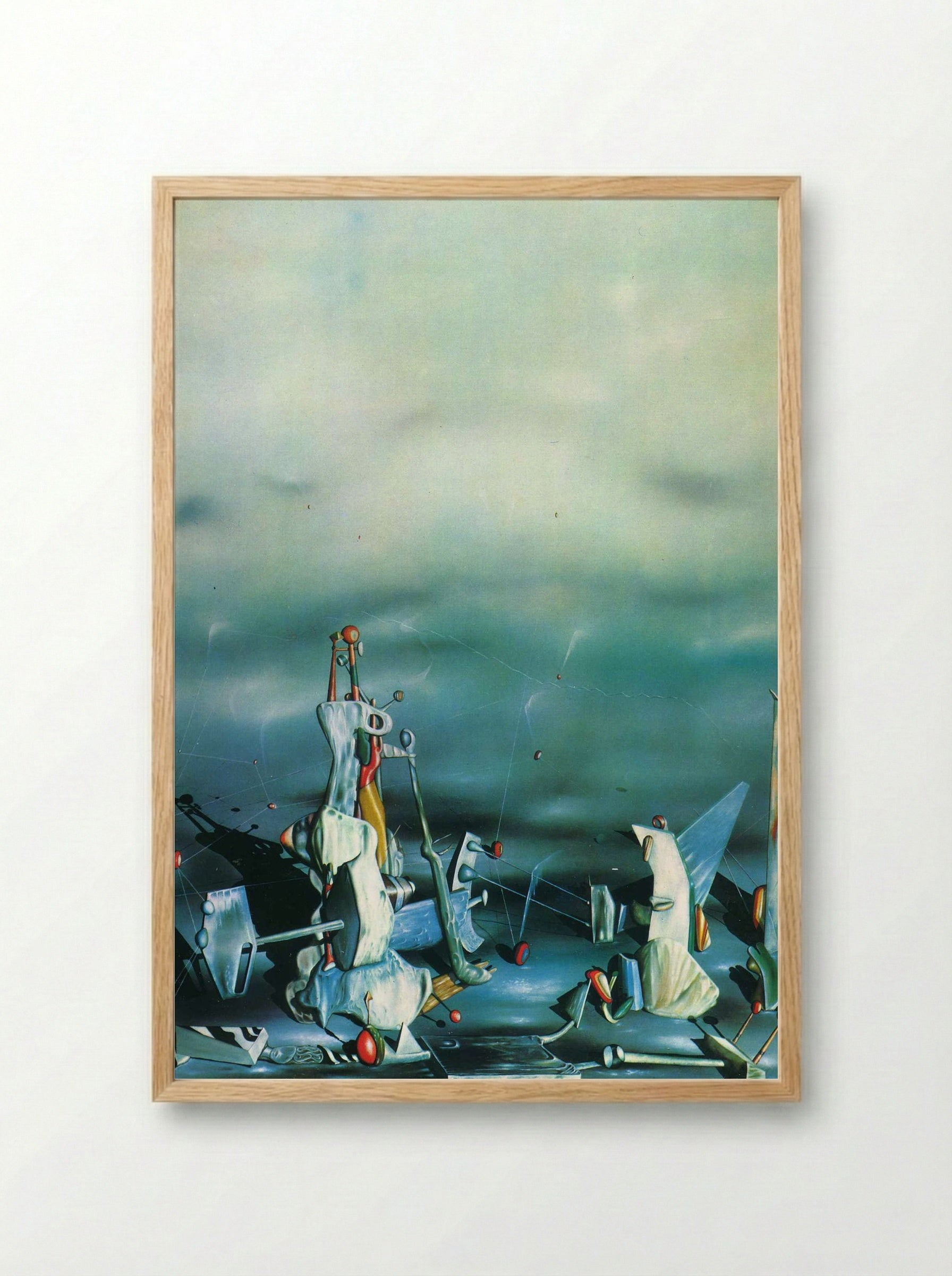 The Palace of Window Rocks - Yves Tanguy - Framed Print Wood