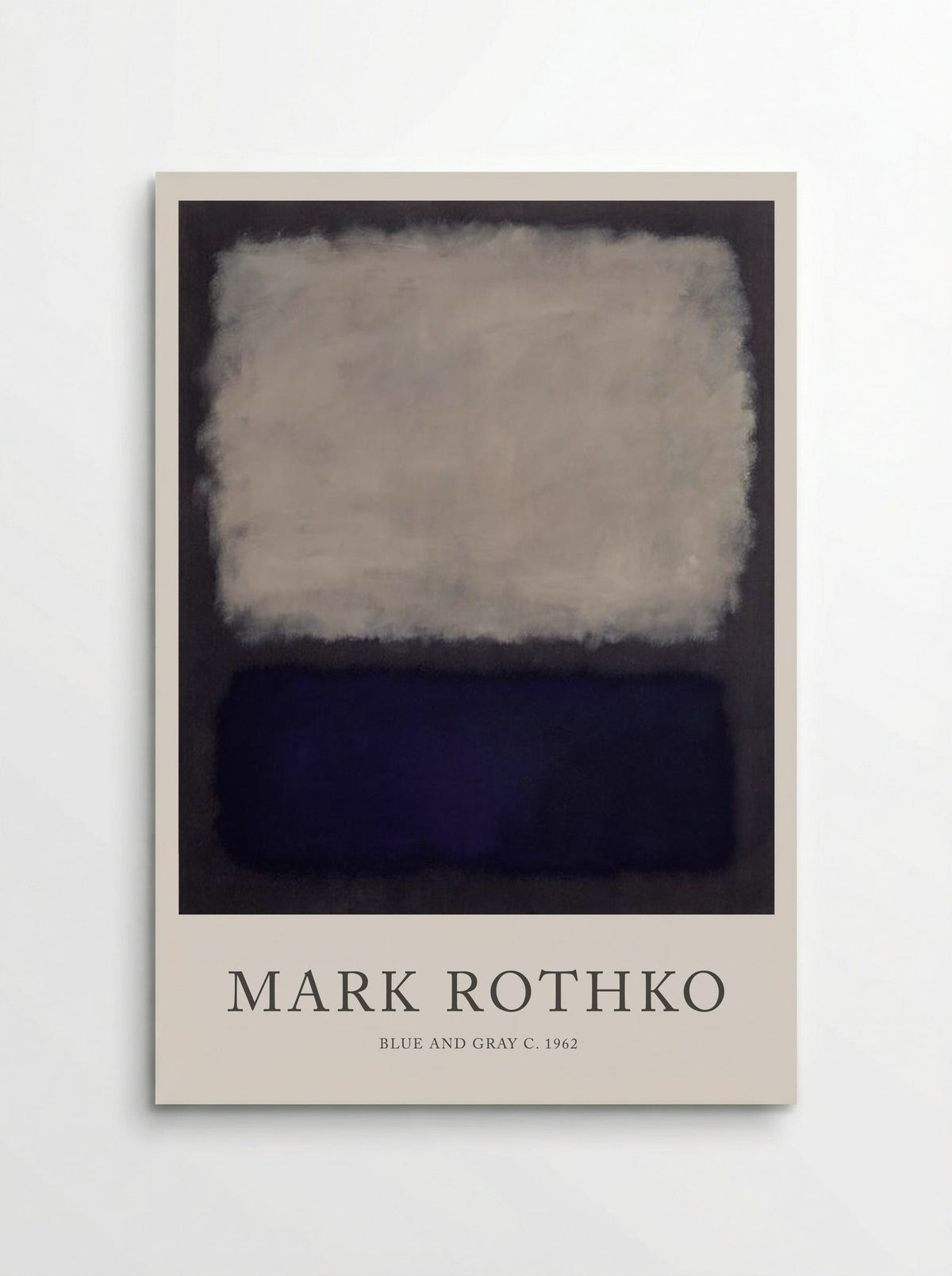 Blue and Gray - Mark Rothko - Poster