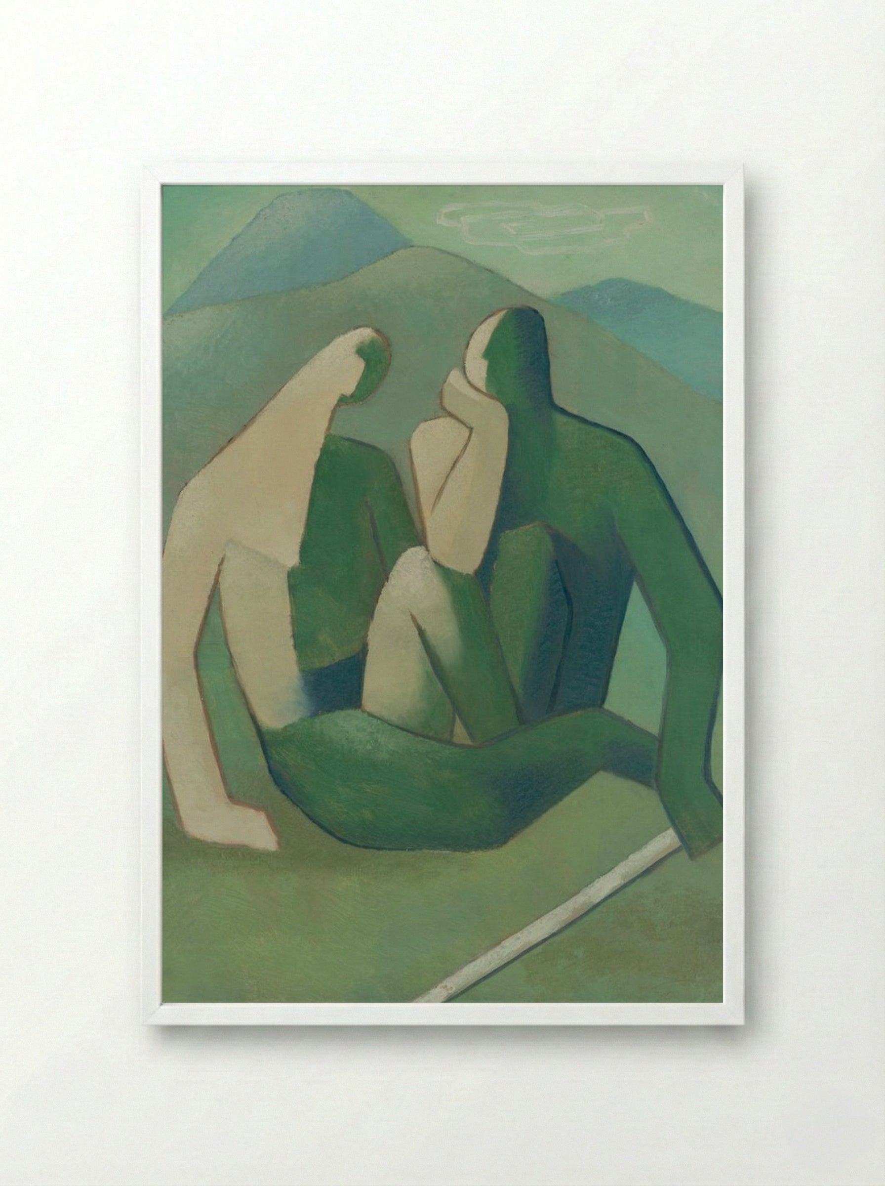 Bandits - Mikuláš Galanda - Framed Print White