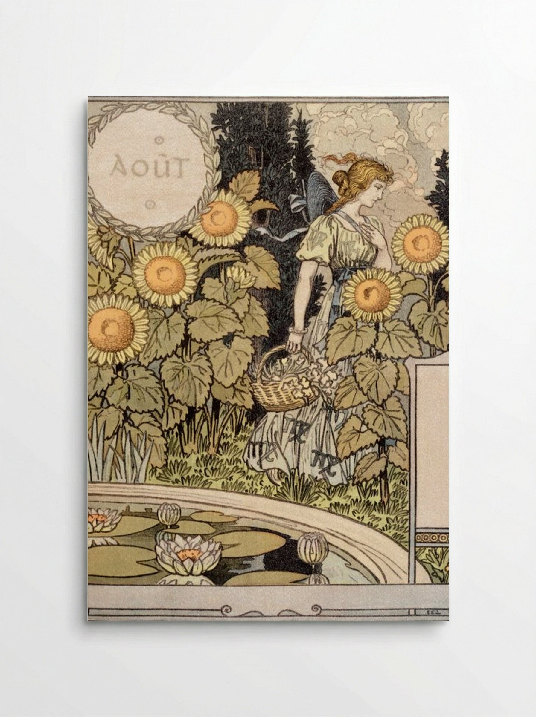 Allegory of the Month of August - Eugène Grasset - Poster