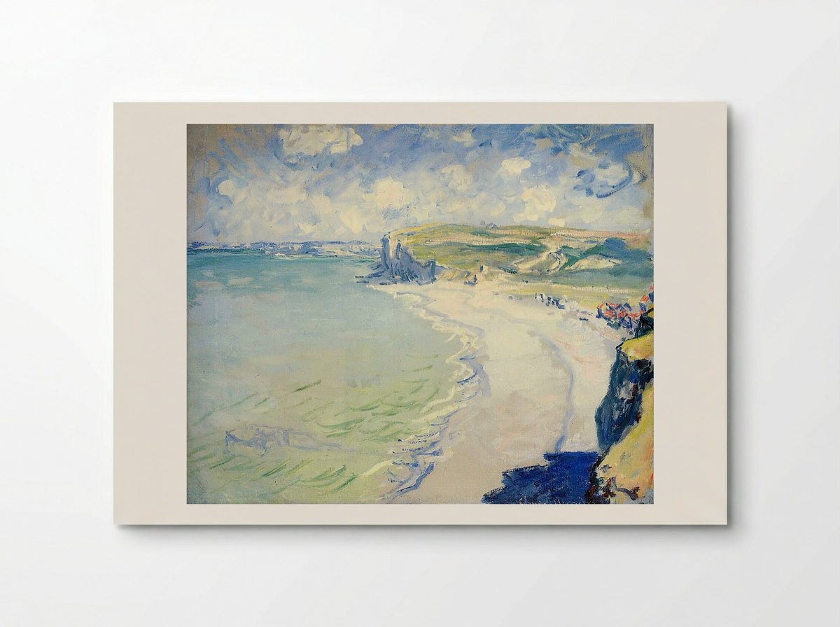 The Beach at Pourville - Claude Monet - Poster