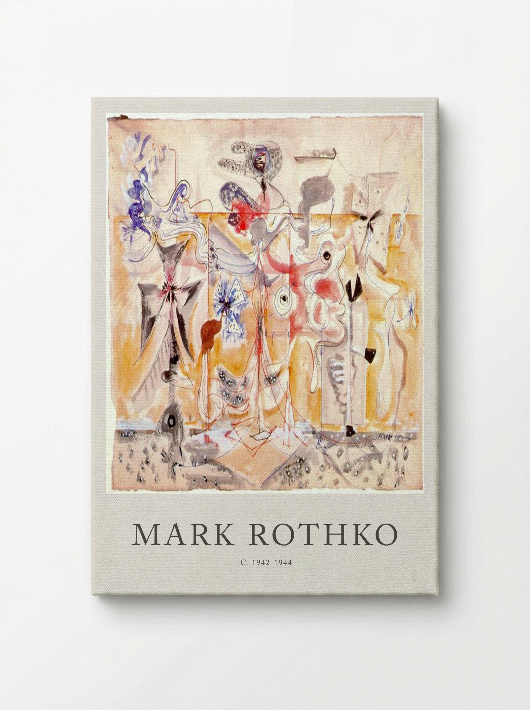 Untitled (Biomorphic Composition) - Mark Rothko - Canvas