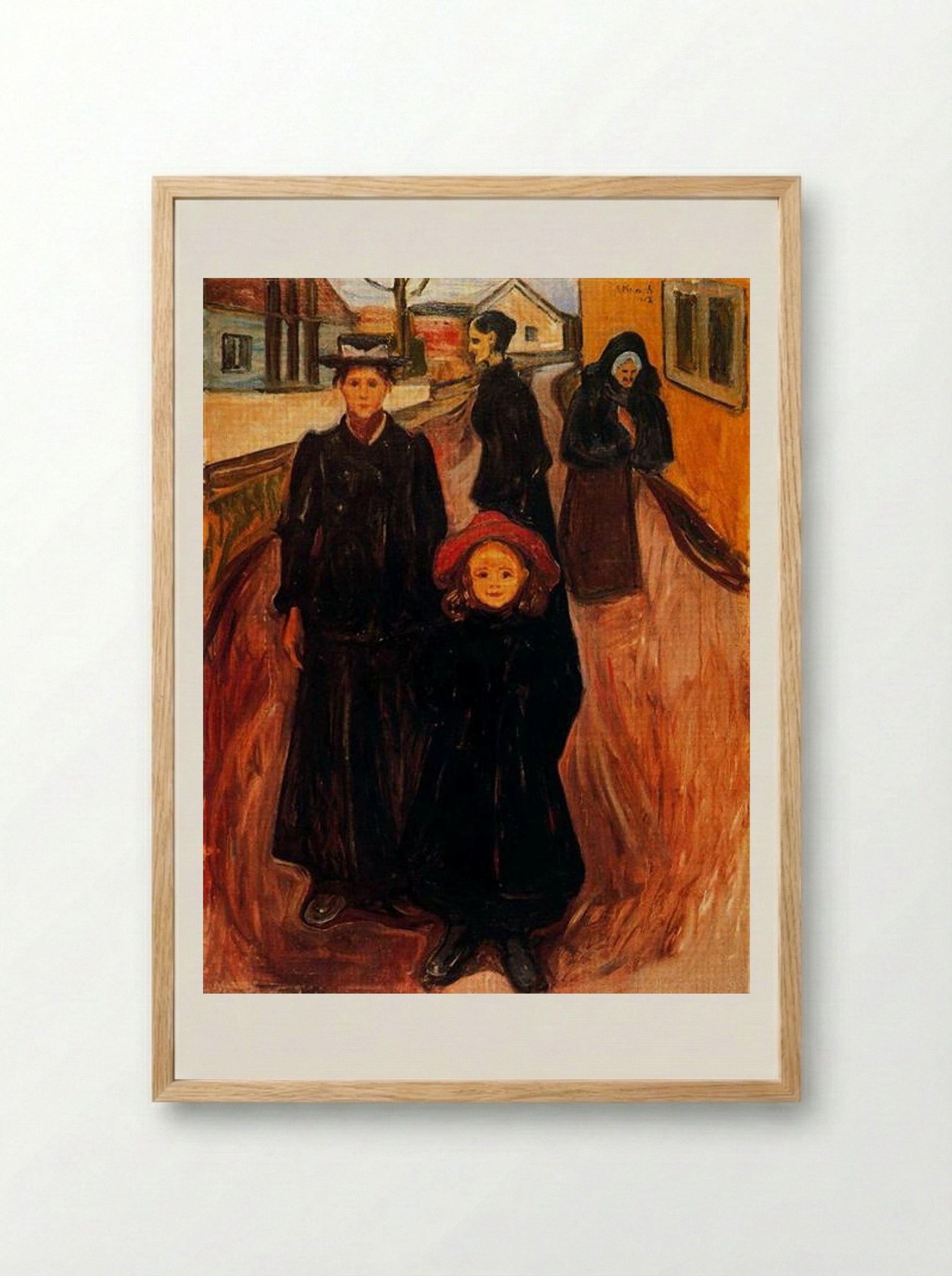 The Four Ages of Life - Edvard Munch - Framed Print Wood