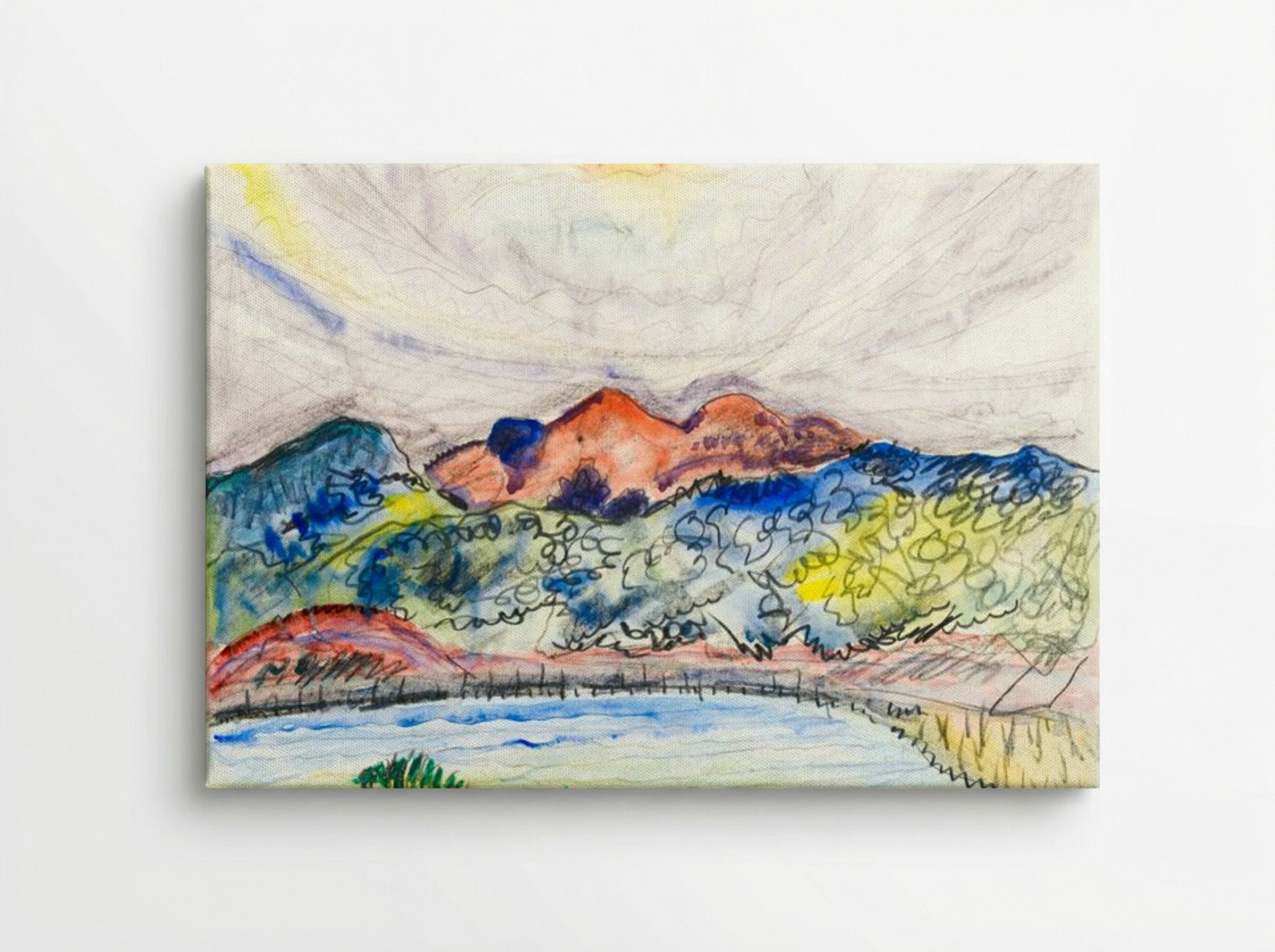 Early Landscape - Charles Demuth - Canvas