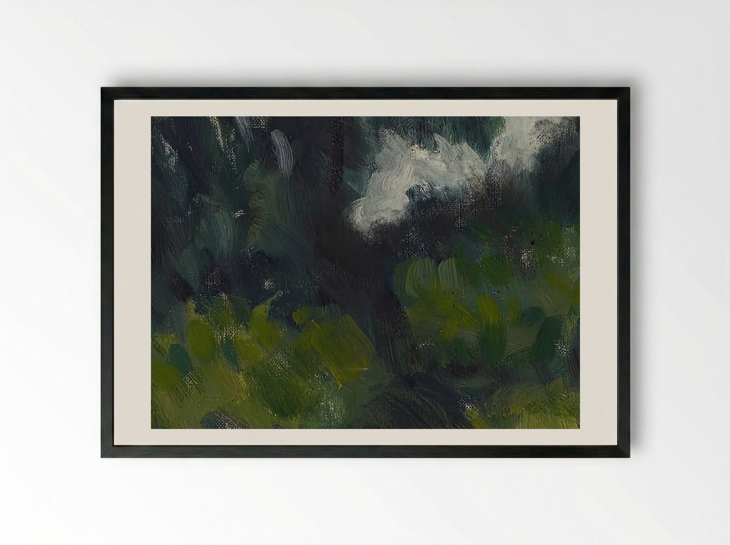 Lumpeita - Alfred William Finch - Framed Print Black