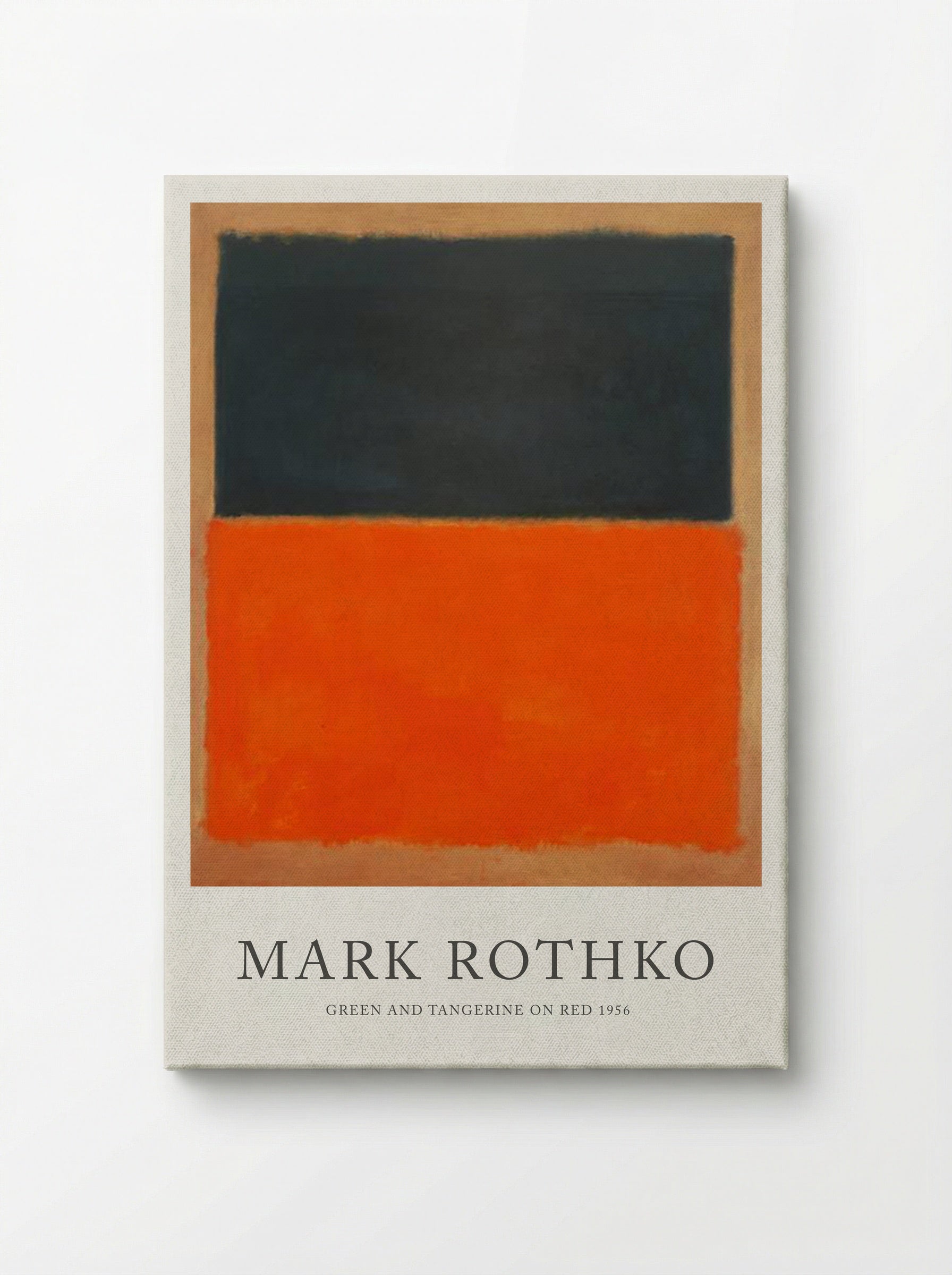 Green and Tangerine on Red - Mark Rothko - Canvas