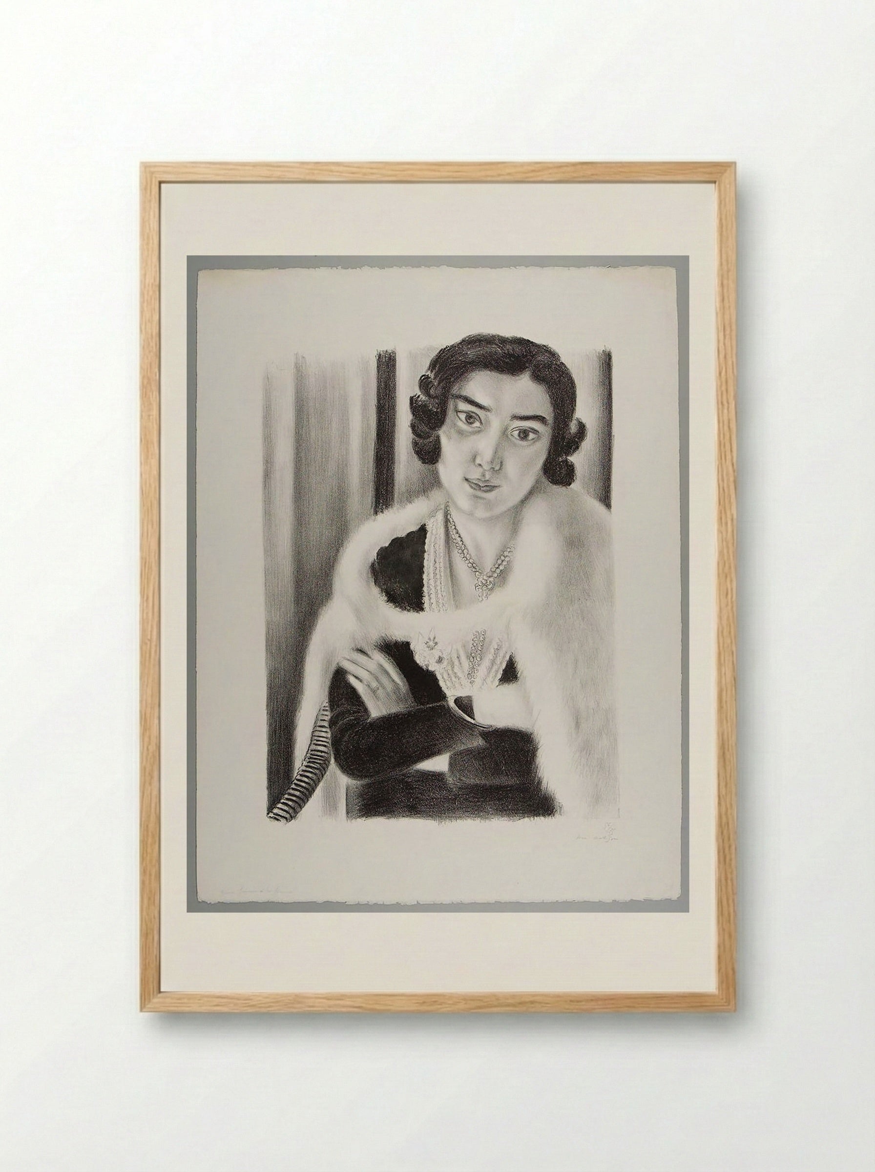 The White Boa - Henri Matisse - Framed Print Wood