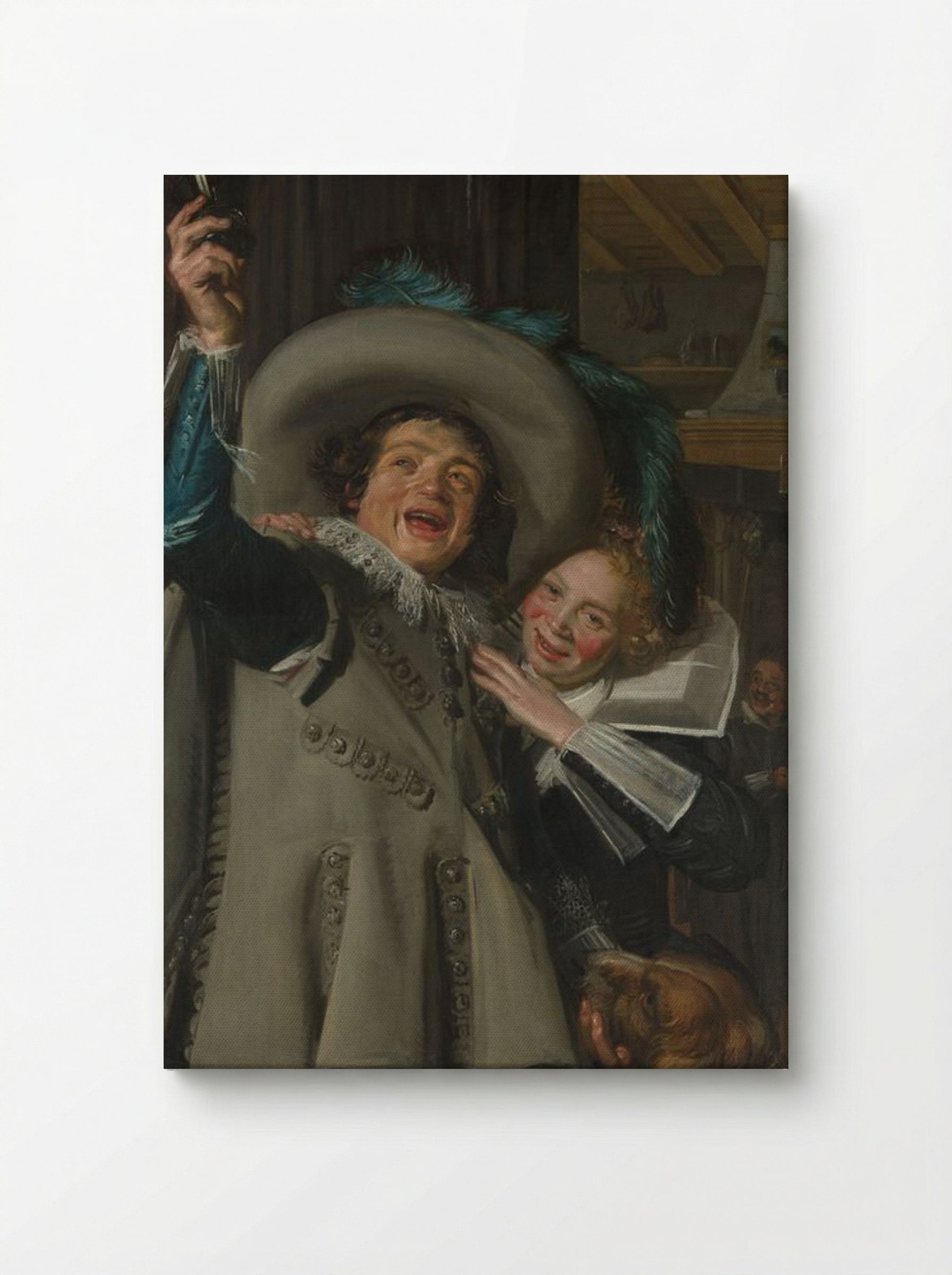 Young Man and Woman in an Inn ('Yonker Ramp and his Sweetheart') - Frans Hals - Canvas