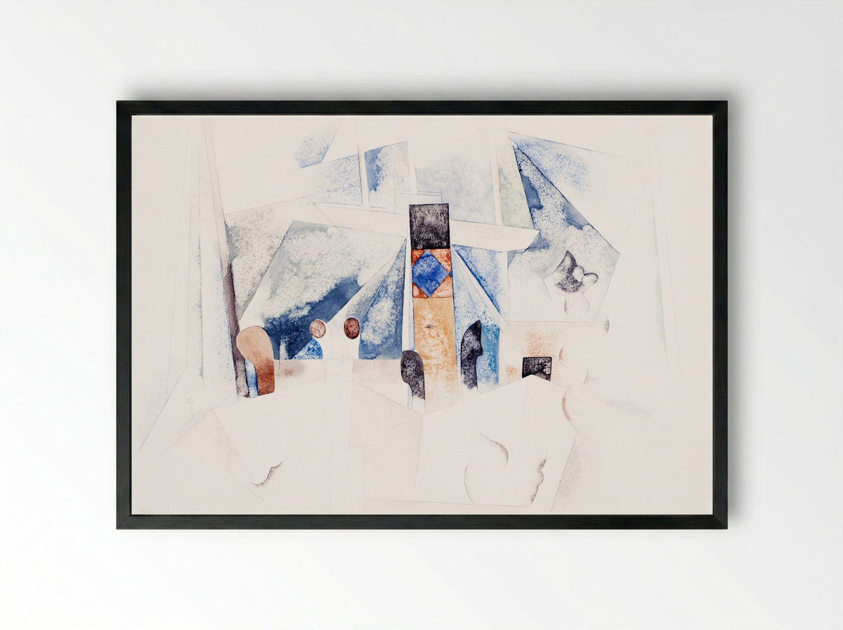 Bermuda Landscape No. 1 - Charles Demuth - Framed Print Black