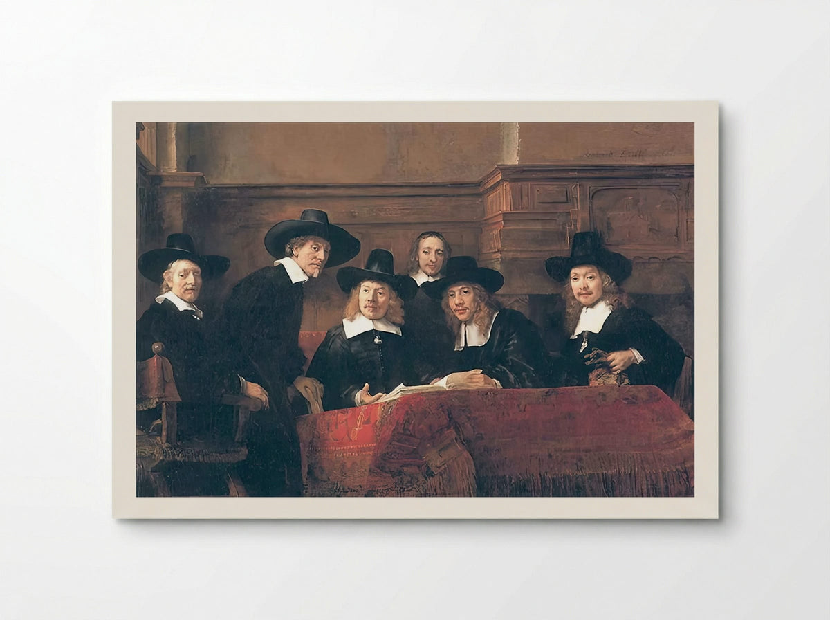 The Syndics of the Drapers' Guild - Rembrandt van Rijn - Poster