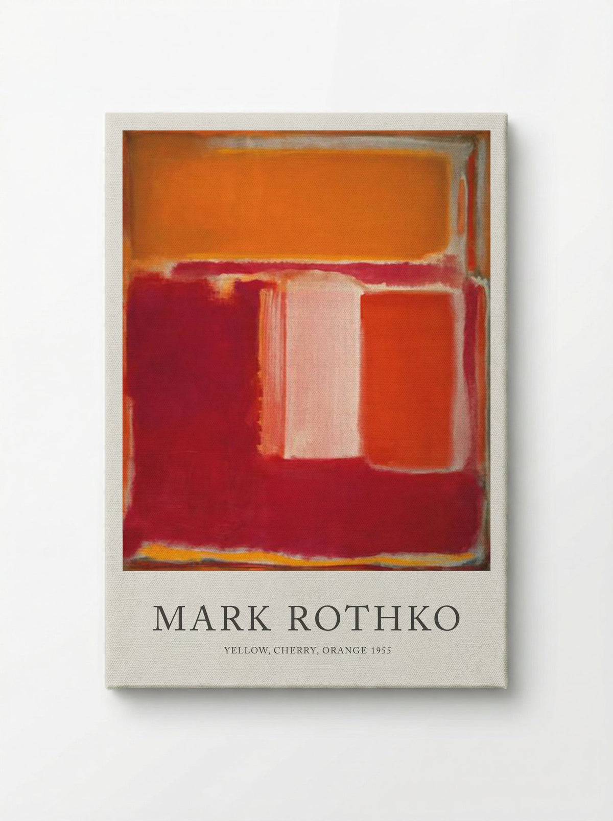 Yellow, Cherry, Orange - Mark Rothko - Canvas