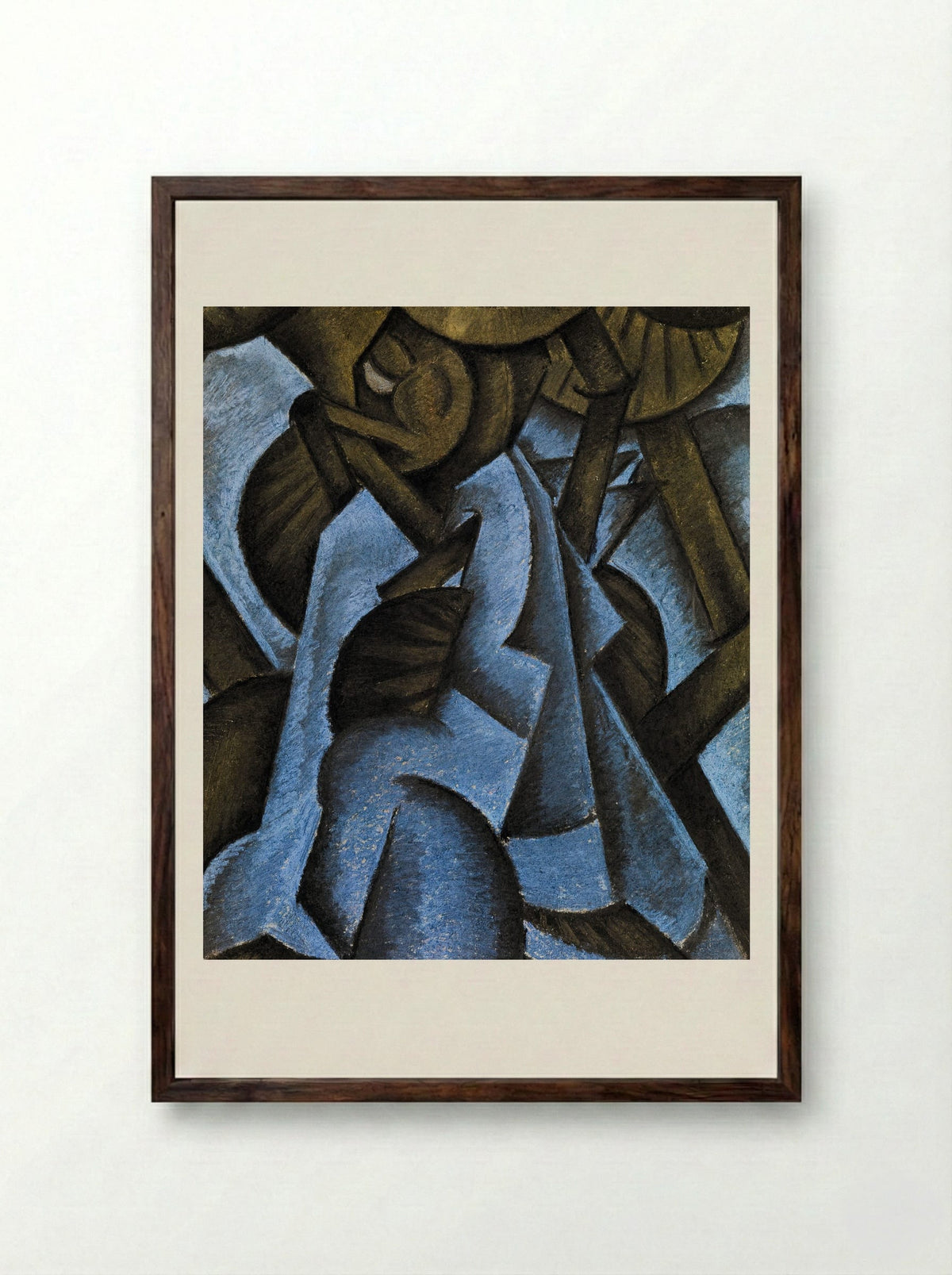 Pagan Philosophy - Arthur Dove - Framed Print Dark Wood