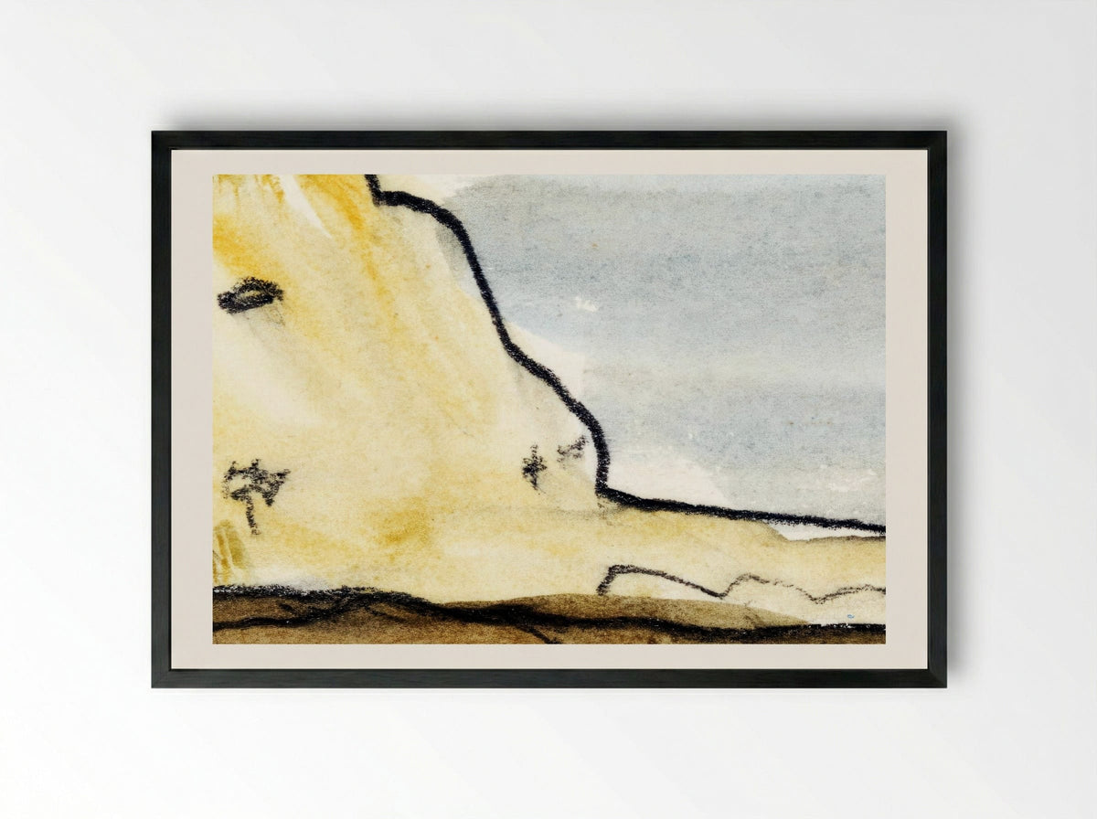 Target Rock - Arthur Dove - Framed Print Black