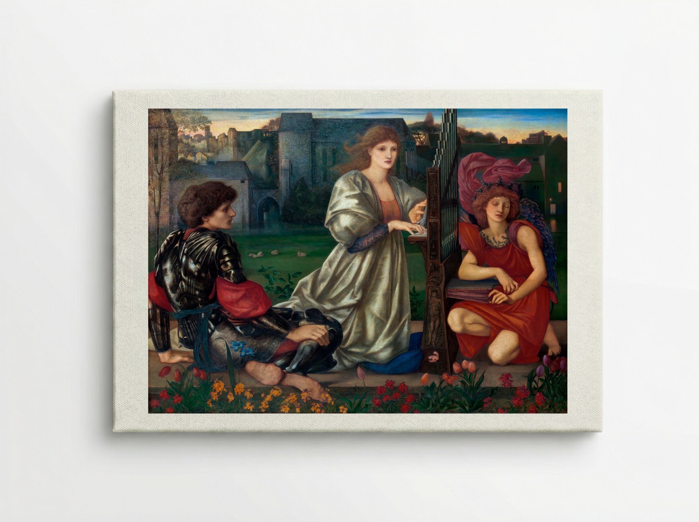 The Love Song - Edward Burne-Jones - Canvas