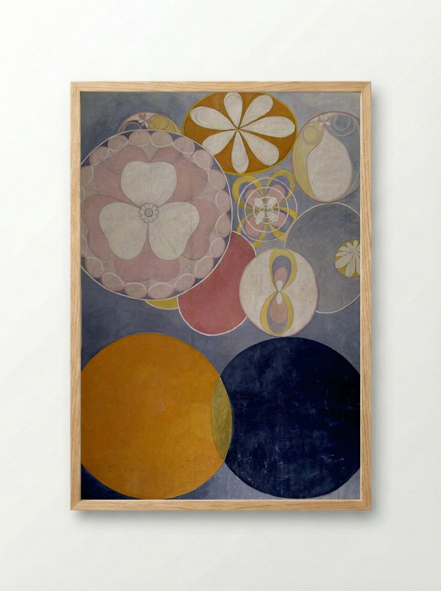 The Ten Largest, No. 2, Childhood - Hilma af Klint - Framed Print Wood