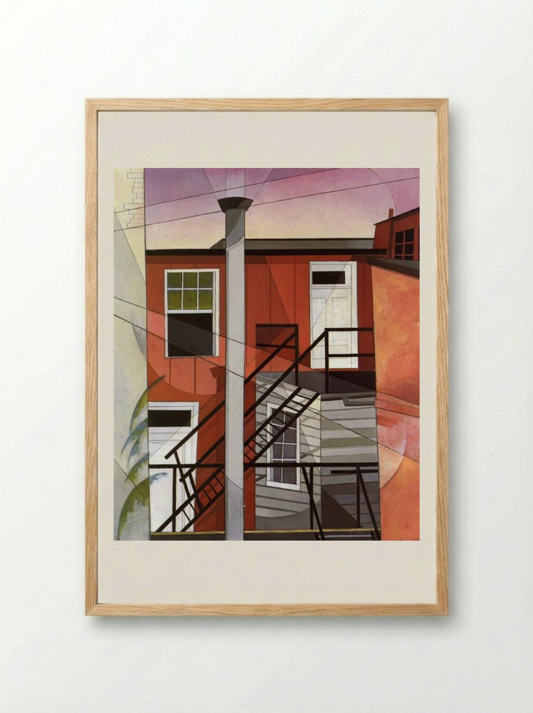 Modern Conveniences - Charles Demuth - Framed Print Wood