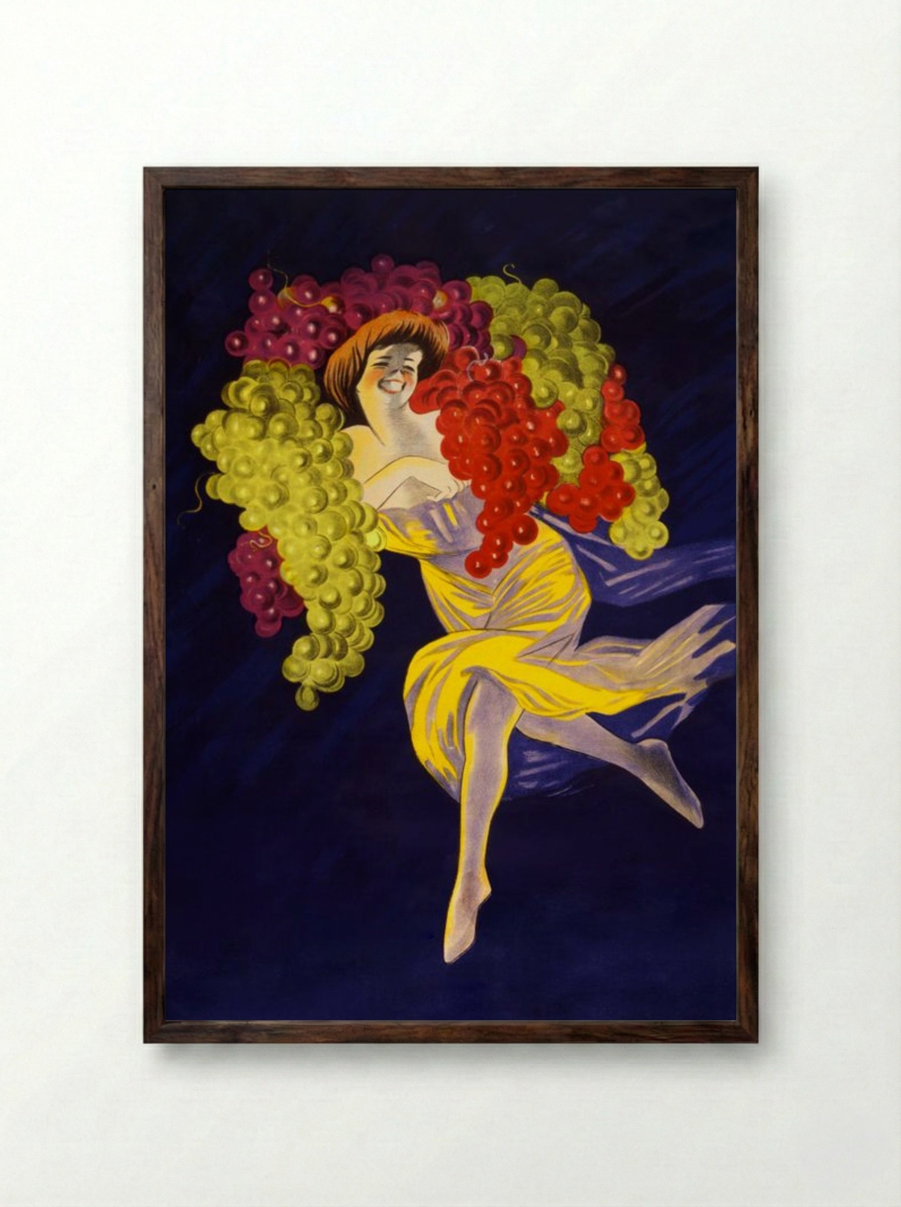 Cognac Gautier Frères (France, 1907) - Leonetto Cappiello - Framed Print Dark Wood
