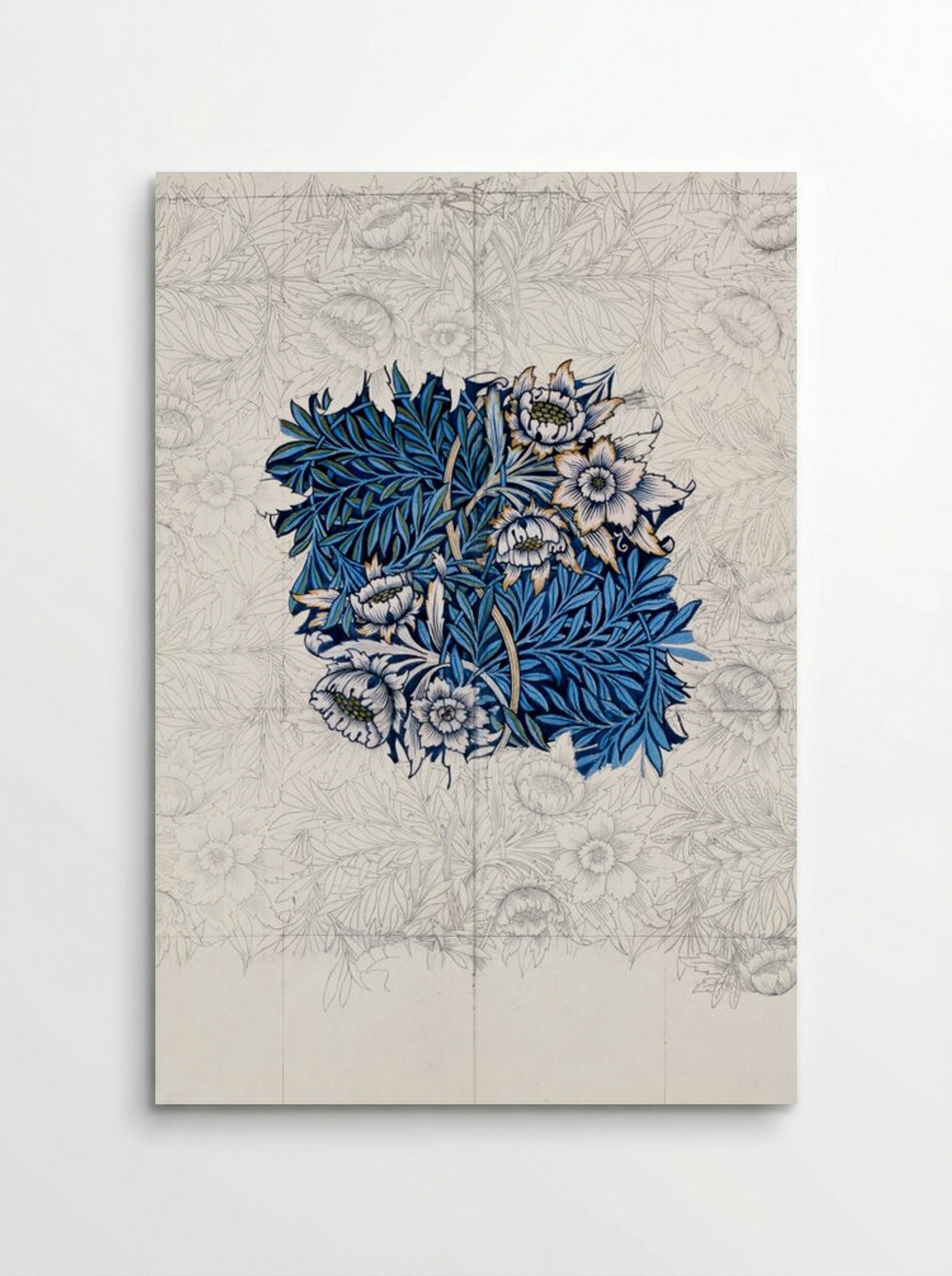 Study for 'Tulip and Willow' - William Morris - Poster