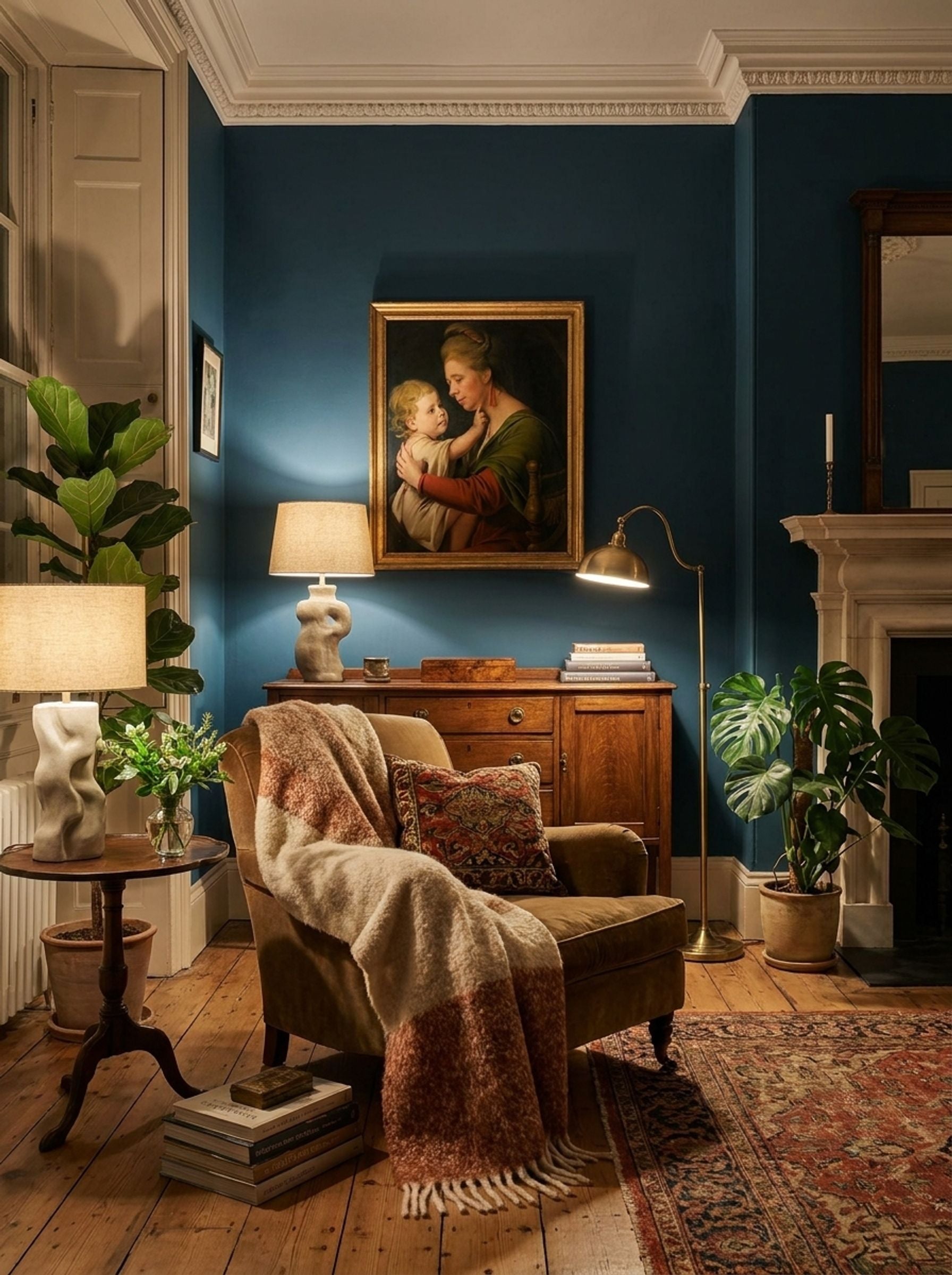 Portrait of Jane Darwin and her son William Brown Darwin - Joseph Wright - Lifestyle