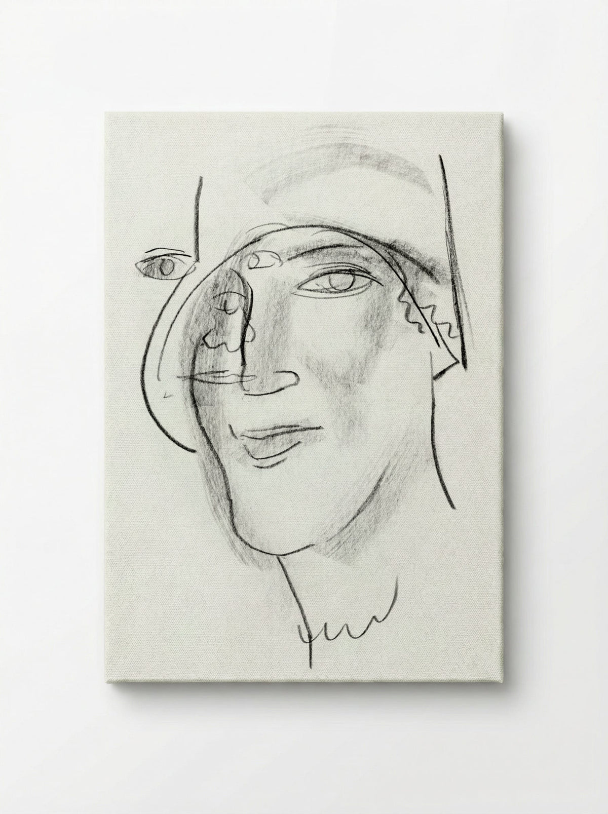 Woman's Head and Face - Leo Gestel - Canvas