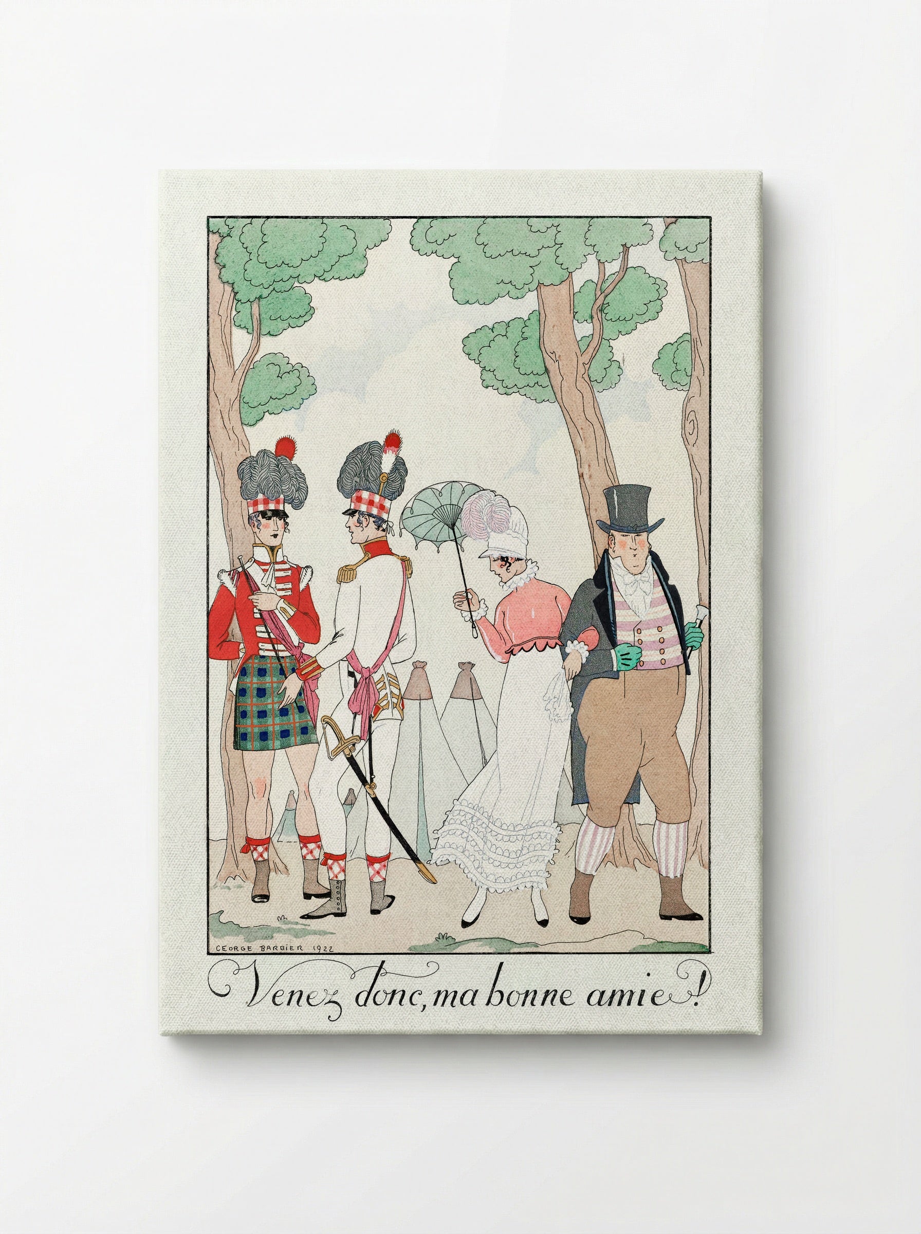 Come on, my good friend! - George Barbier - Canvas
