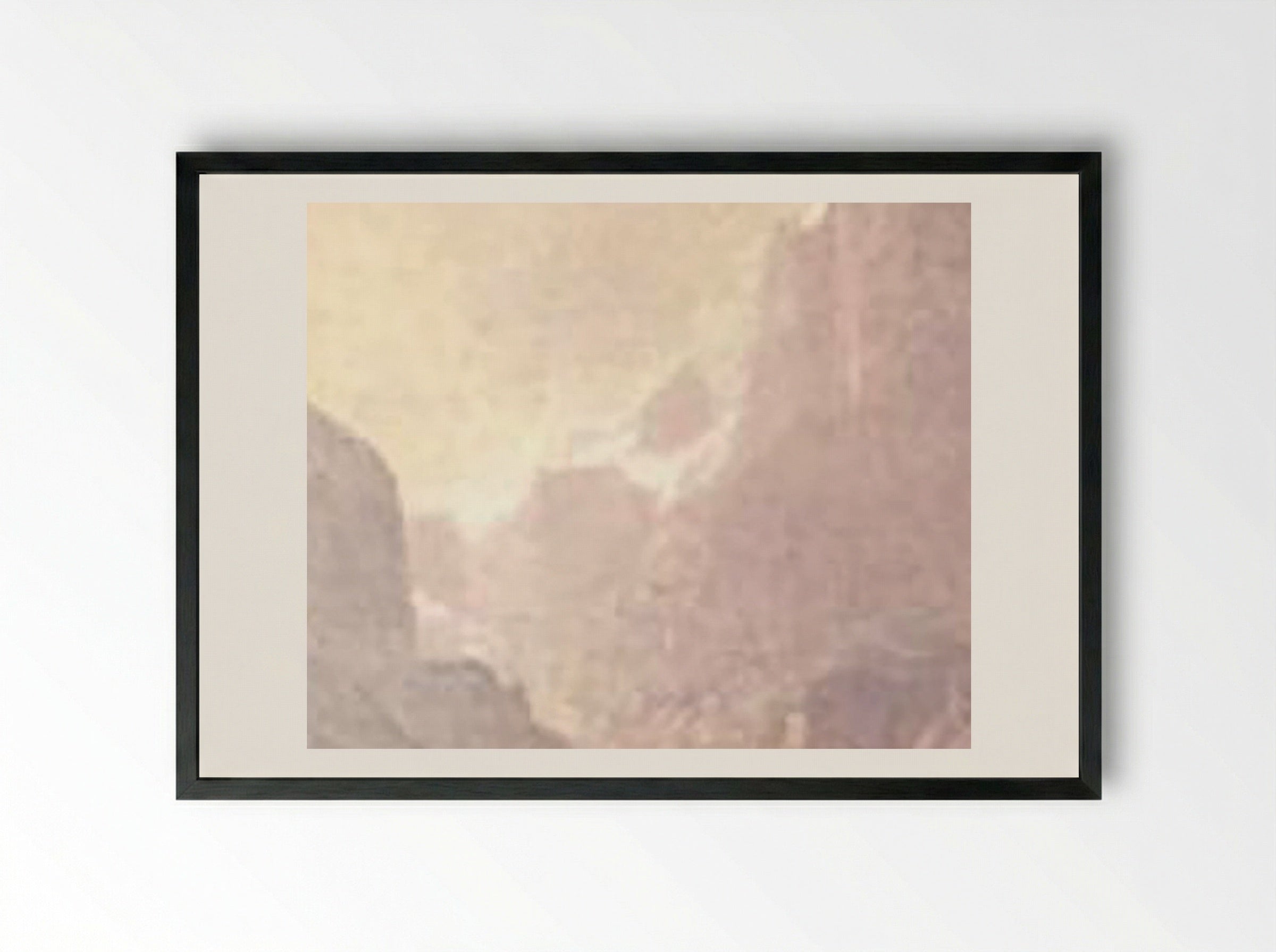The Tahoe's Lake - Albert Bierstadt - Framed Print Black