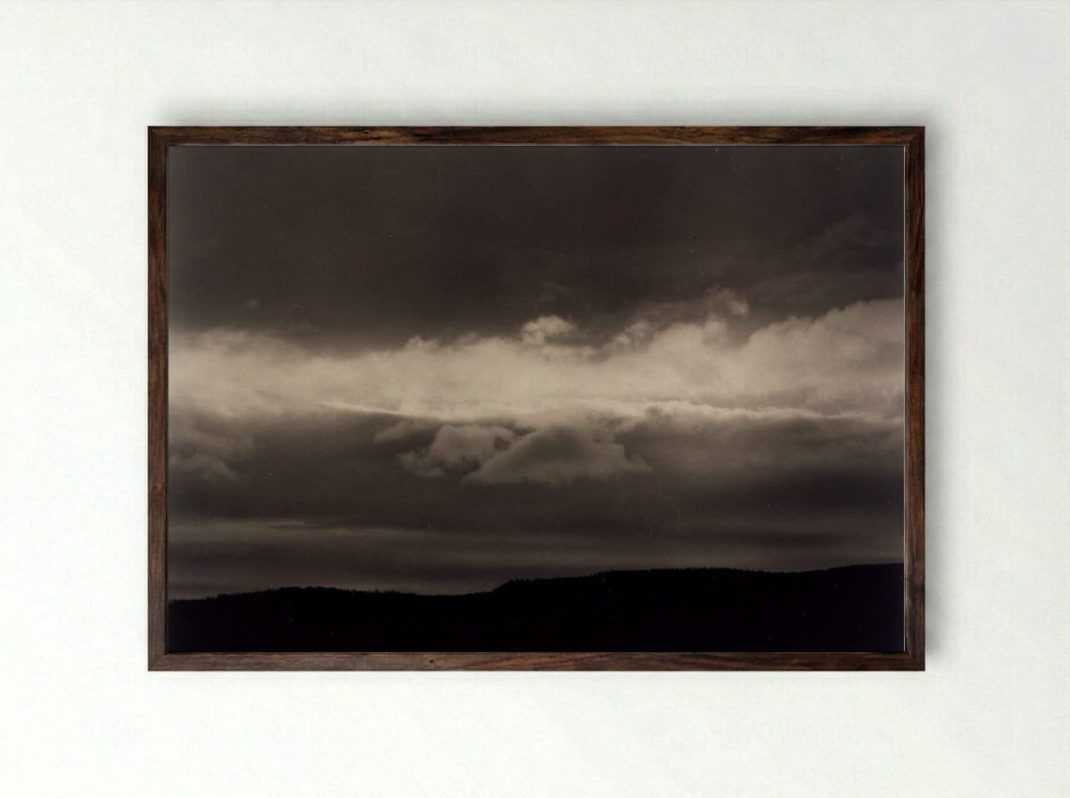 Lake George - Alfred Stieglitz - Framed Print Dark Wood