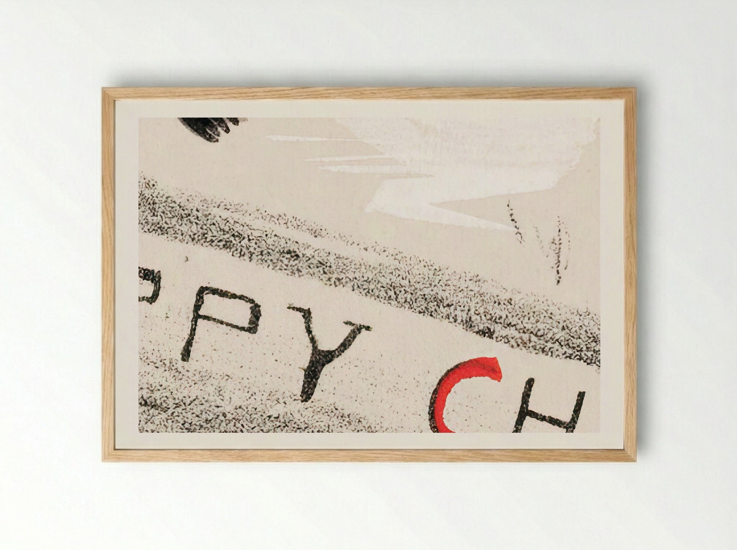 Christmas Card with Four Crows - Theo van Hoytema - Framed Print Wood