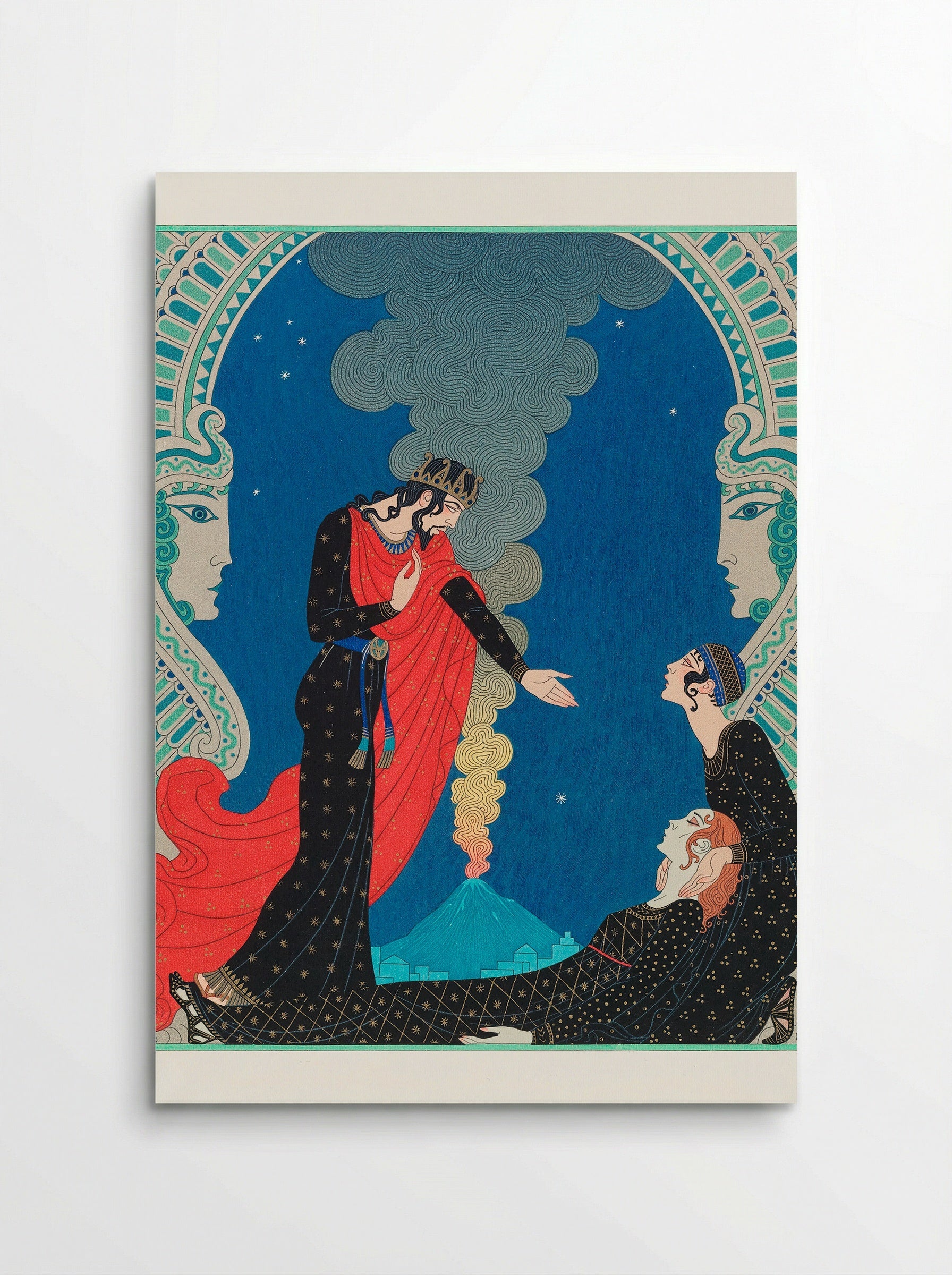 Empedocles and Panthea - George Barbier - Poster