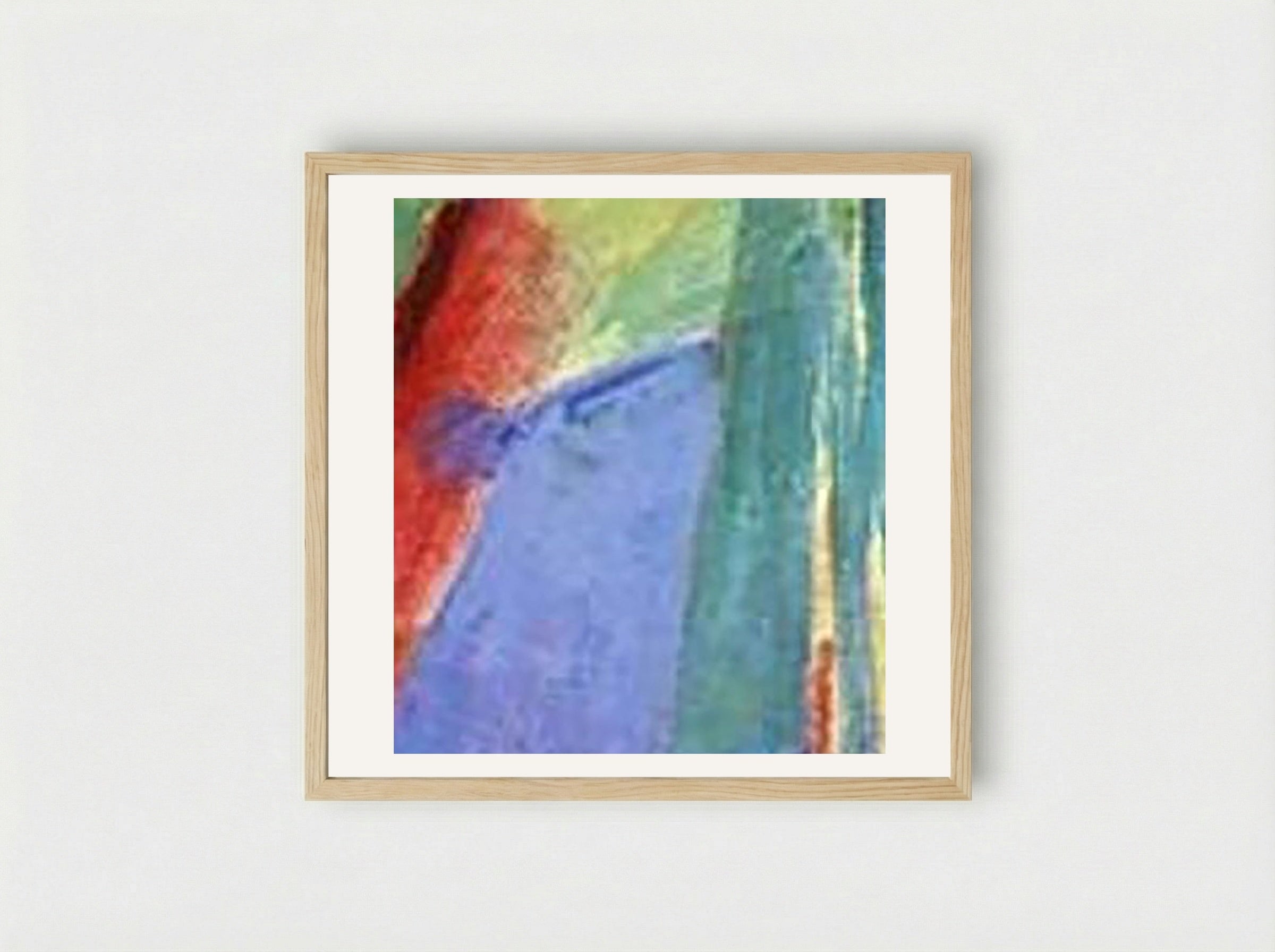 Sleeping Animals - Franz Marc - Framed Print Wood