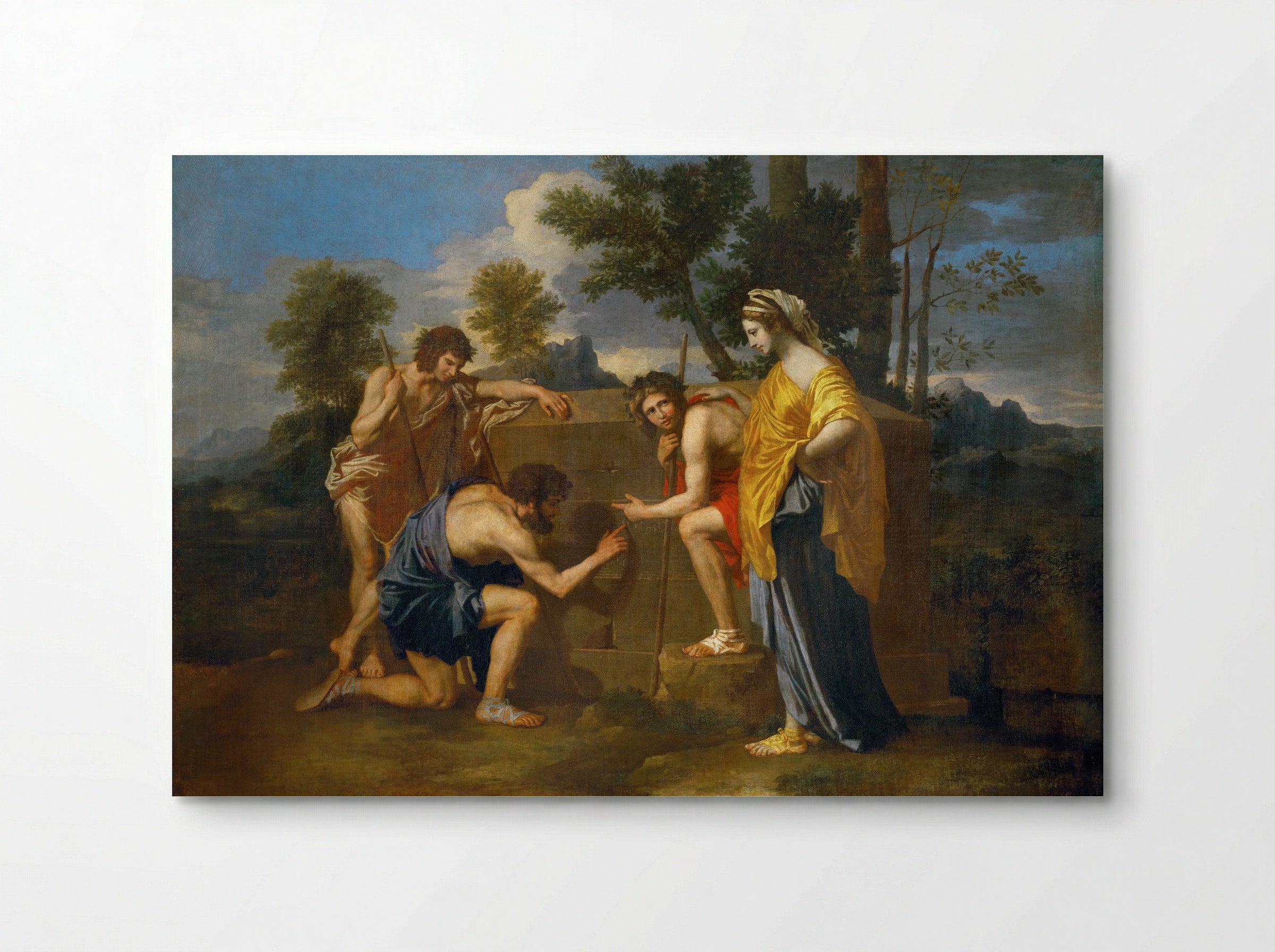 Et in Arcadia ego - Nicolas Poussin - Poster