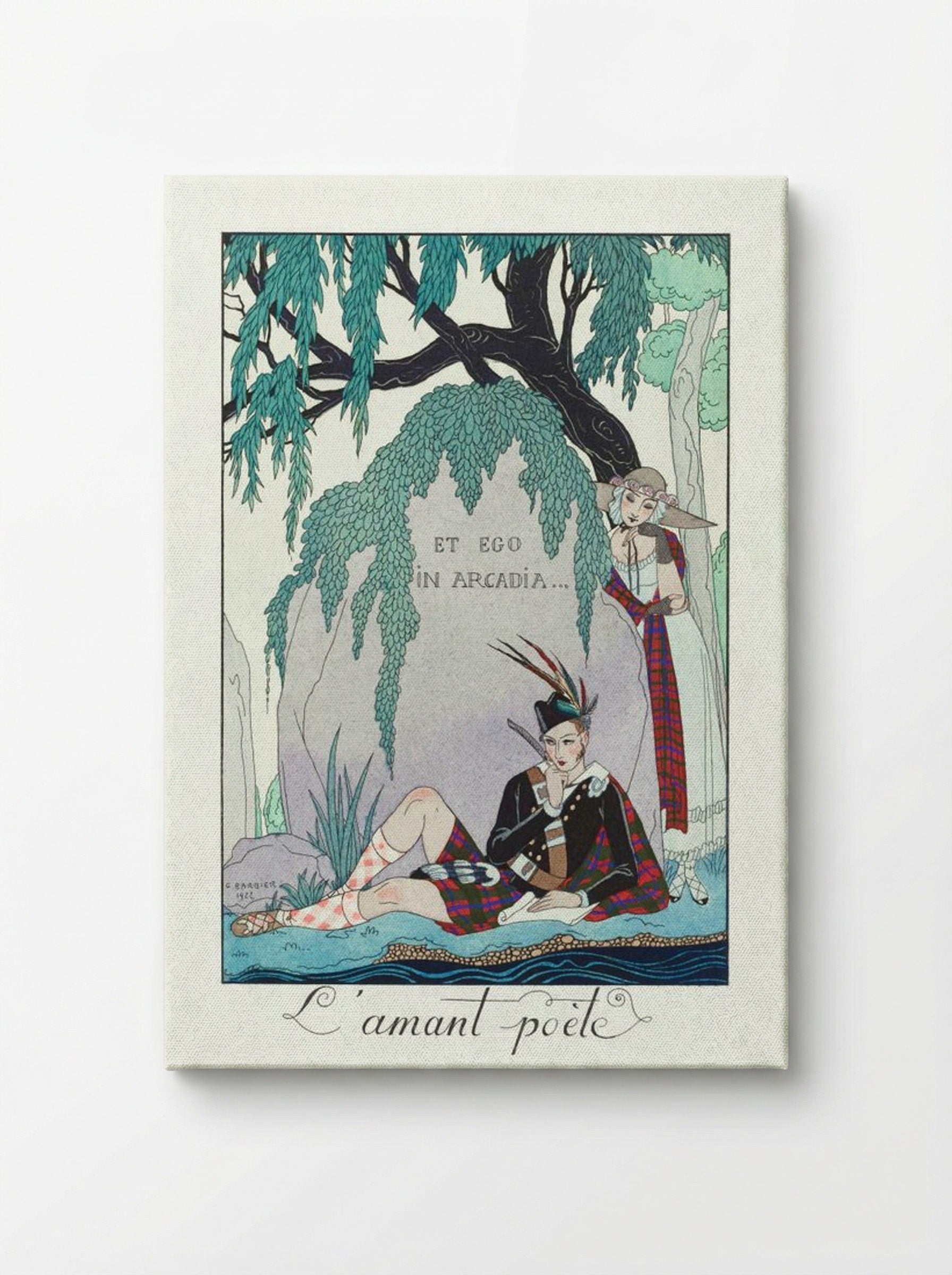 L'Amant Poète - George Barbier - Canvas