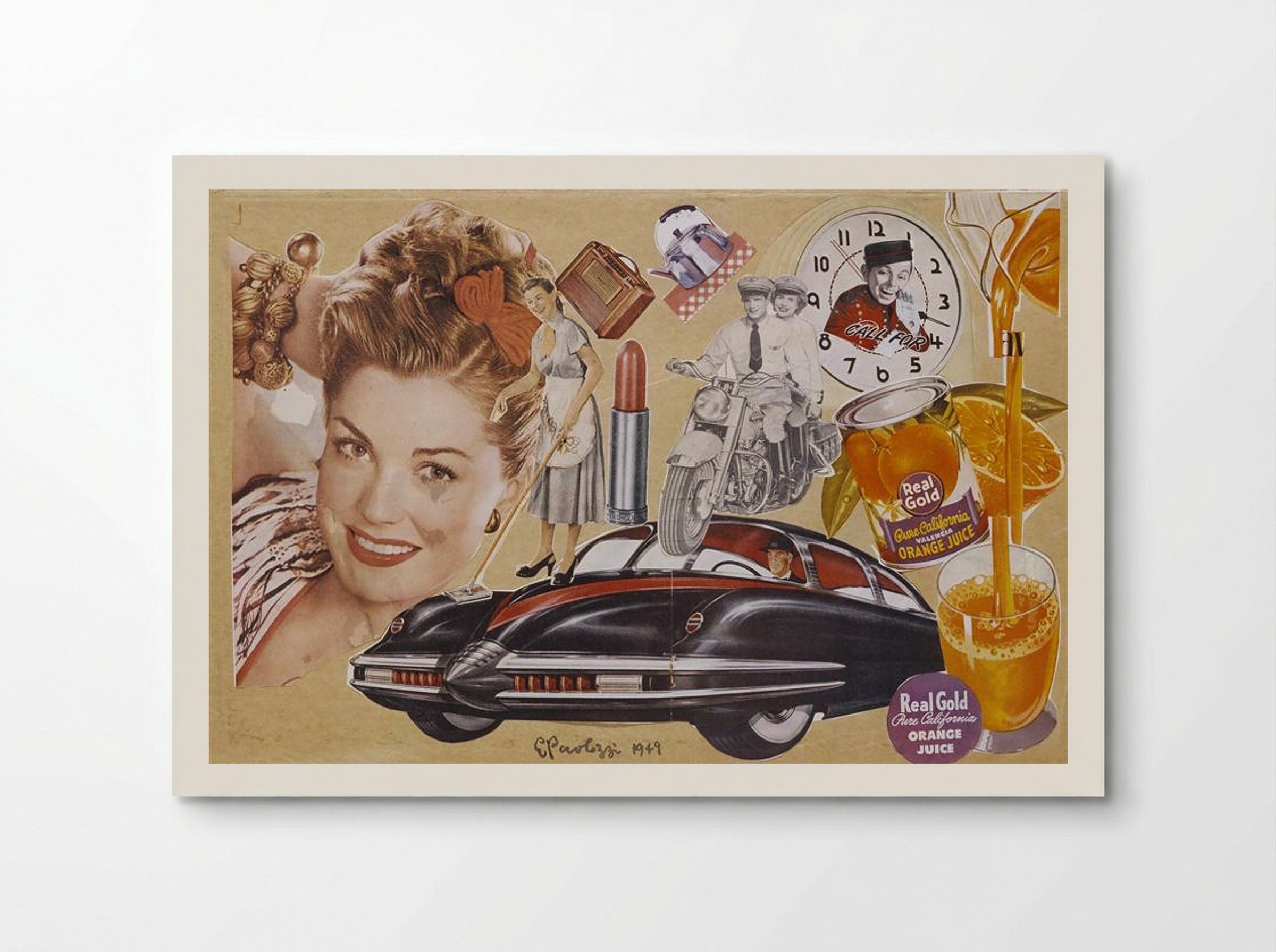Real Gold - Eduardo Paolozzi - Poster
