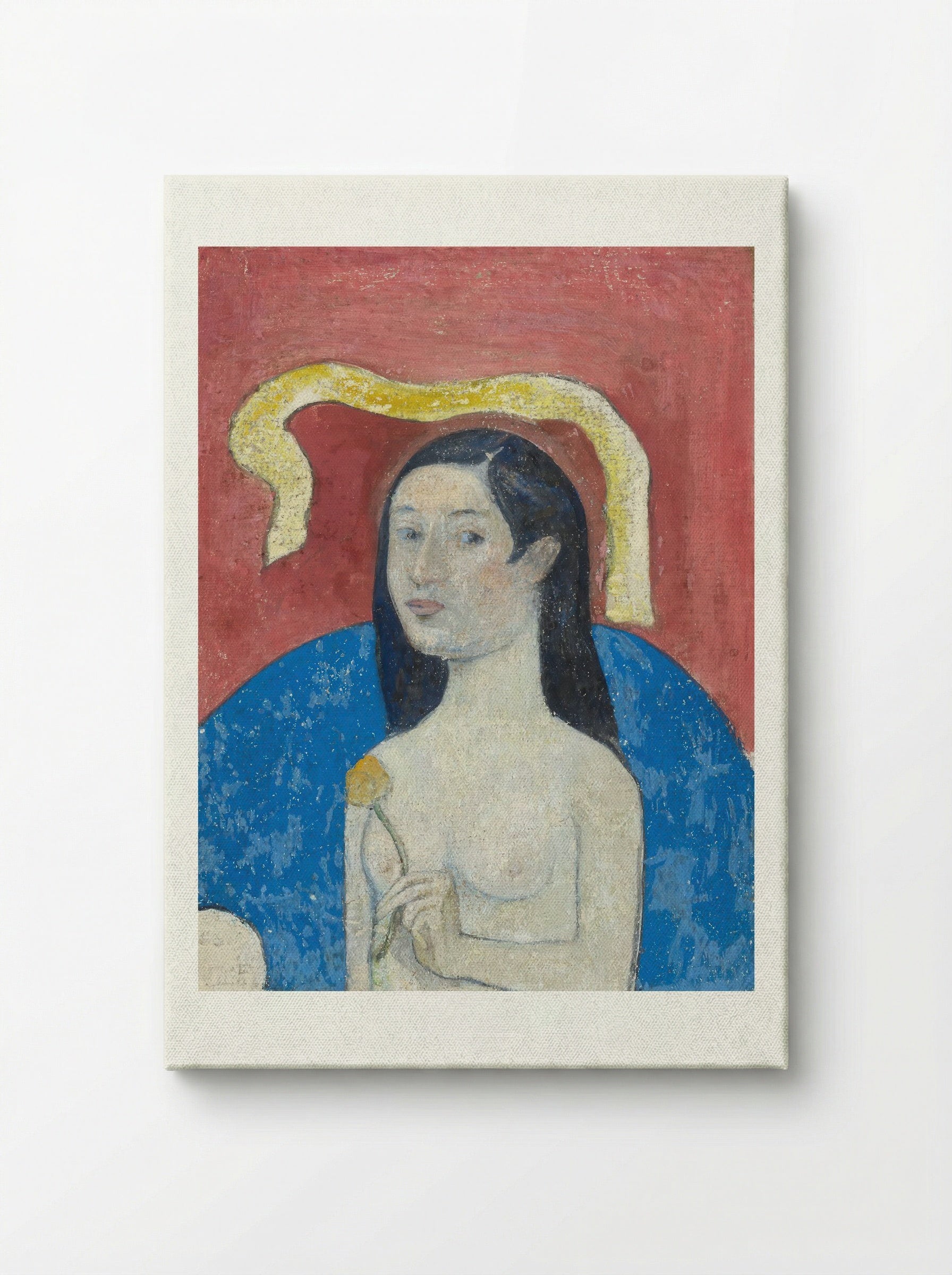 Portrait of the Artist's Mother, Eve - Paul Gauguin - Canvas